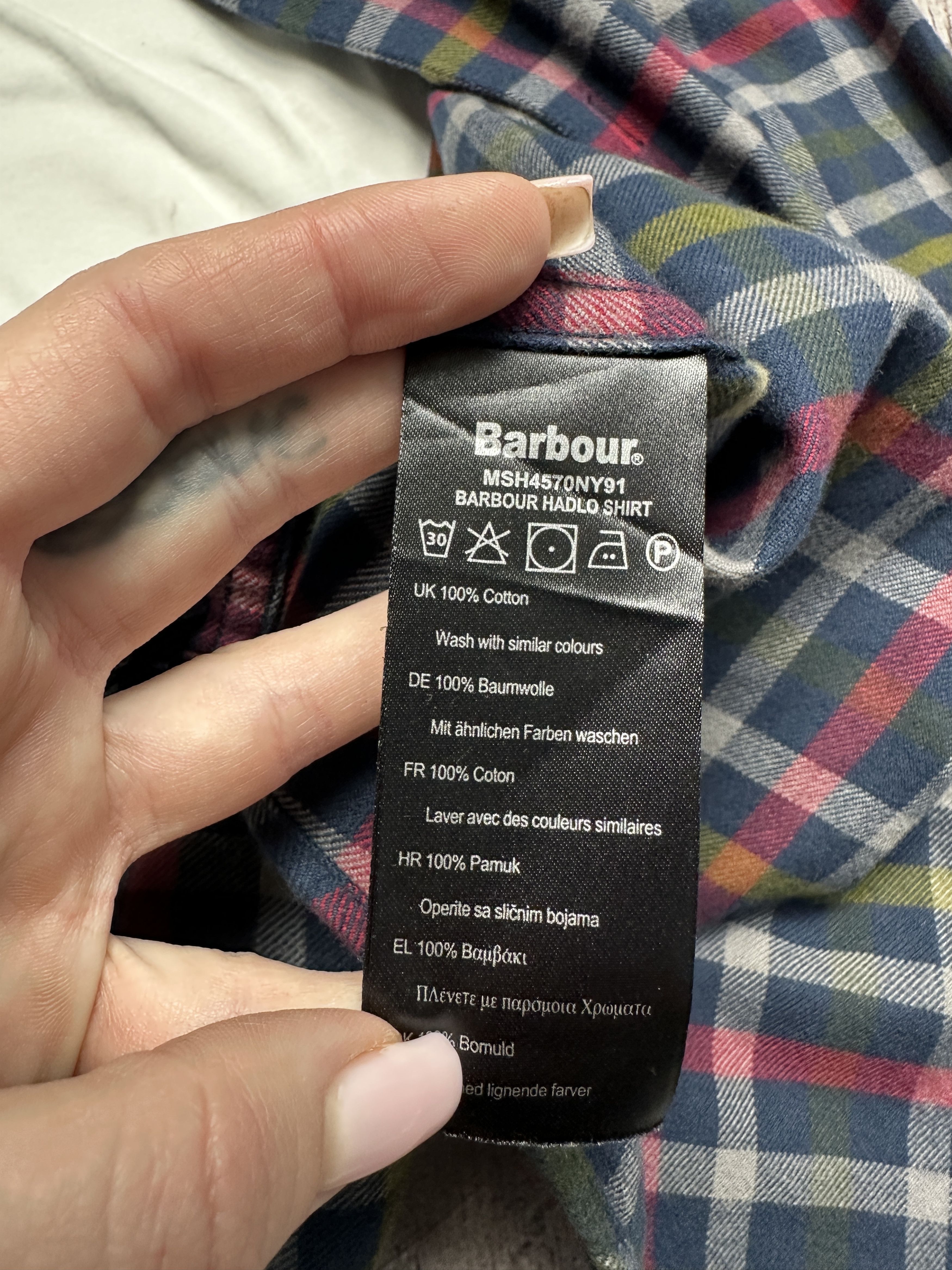 Barbour Barbour Vintage Mens Flannel Plaid Shirt Size US XXL / EU 58 / 5 - 6 Thumbnail
