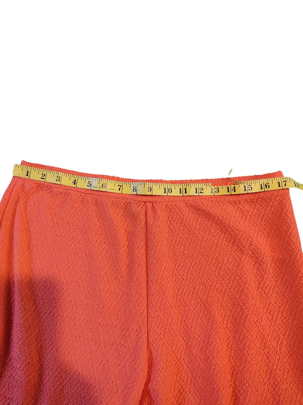 Shein Shein Women's Orange Off-Shoulder Crop Top w Long Sleeves Size XXL / US 16-18 / IT 52-54 - 7 Thumbnail