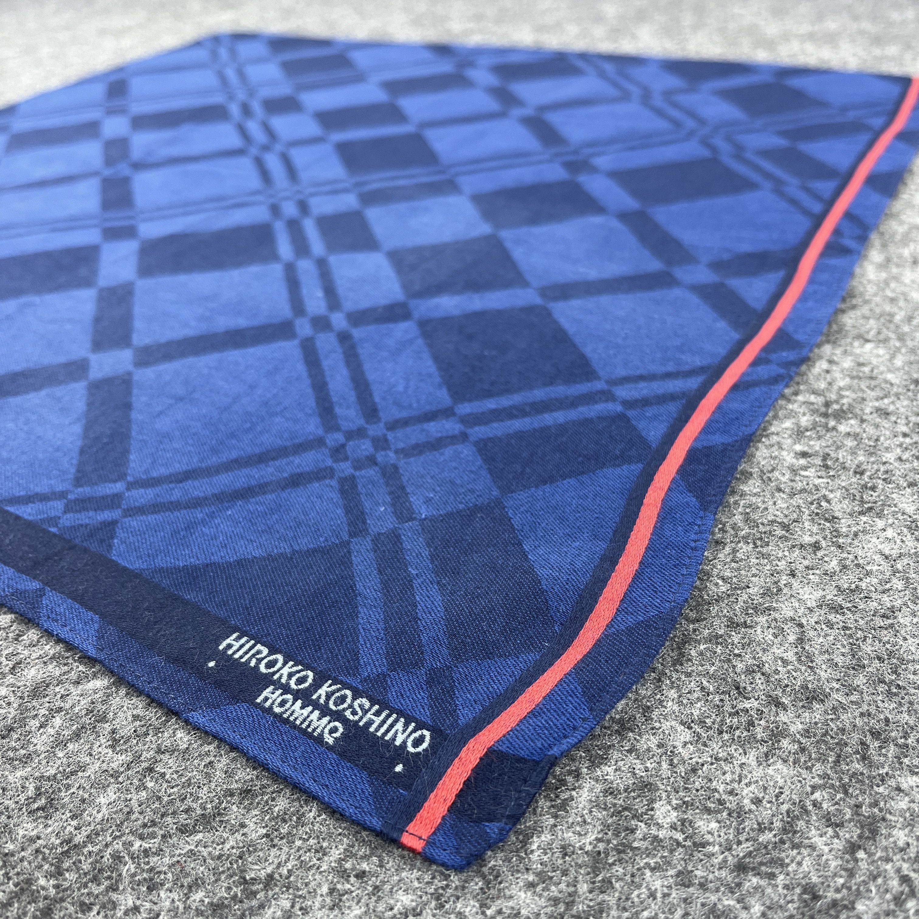 Hiroko Koshino Homme × Vintage Hiroko Koshino Handkerchief / Bandana / Neckerchief B152 Size ONE SIZE - 4 Thumbnail