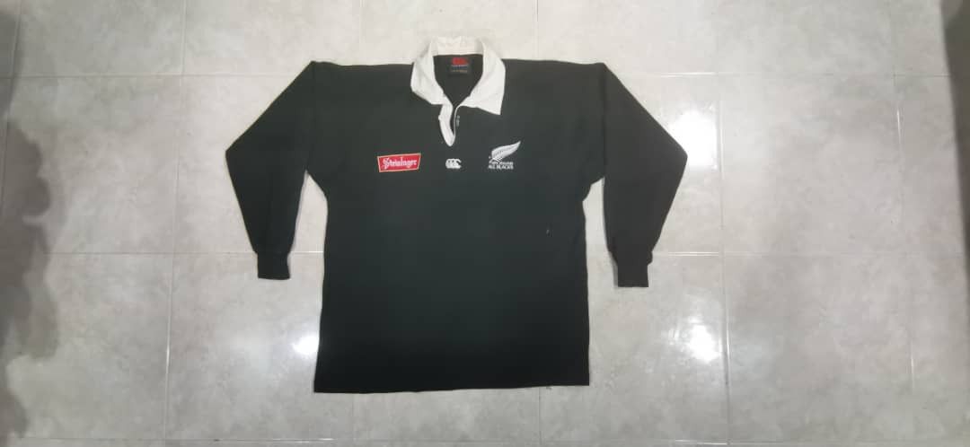 image of Vintage New Zealand All Black Rugby Union Steinlager 90S, Men's (Size Large)