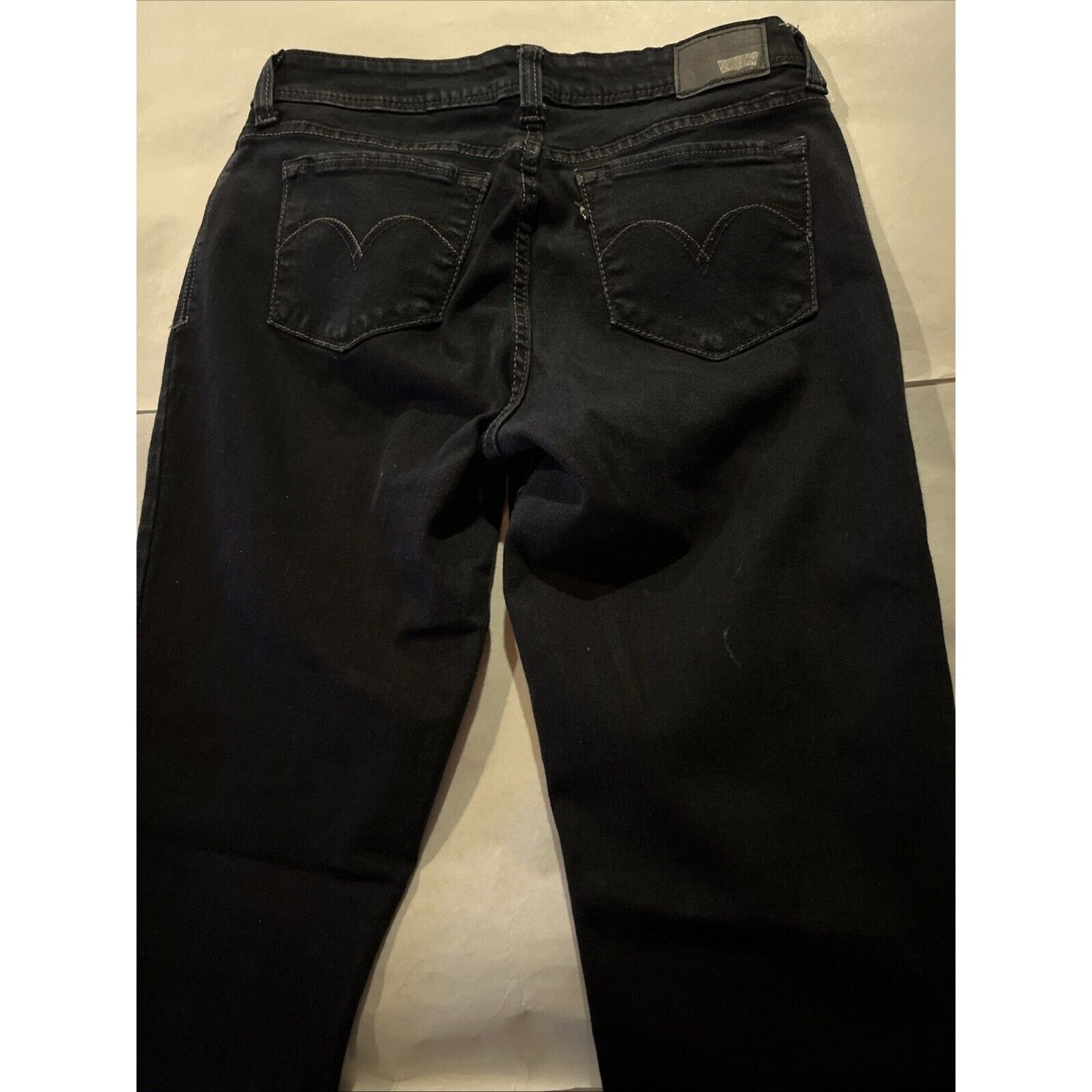 Levi's Levi’s 28x30 Black Denim Bold Curve Skinny Low Rise Jeans Size 28" / US 6 / IT 42 - 14 Thumbnail