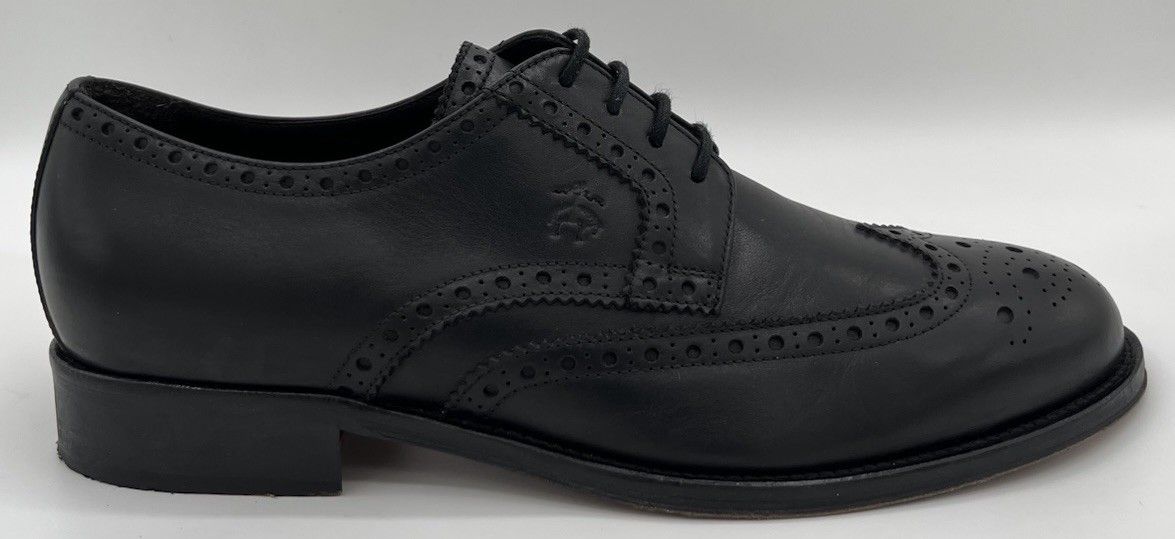 Brooks Brothers Brooks Brothers Wingtip Oxfords Black Leather Size 9 Italy Size US 9 / EU 42 - 7 Thumbnail