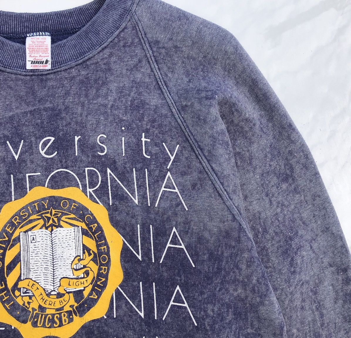 Vintage Vintage 80s Sun Faded UCSB Sweatshirts Made in USA 🇺🇸 Size US M / EU 48-50 / 2 - 8 Thumbnail