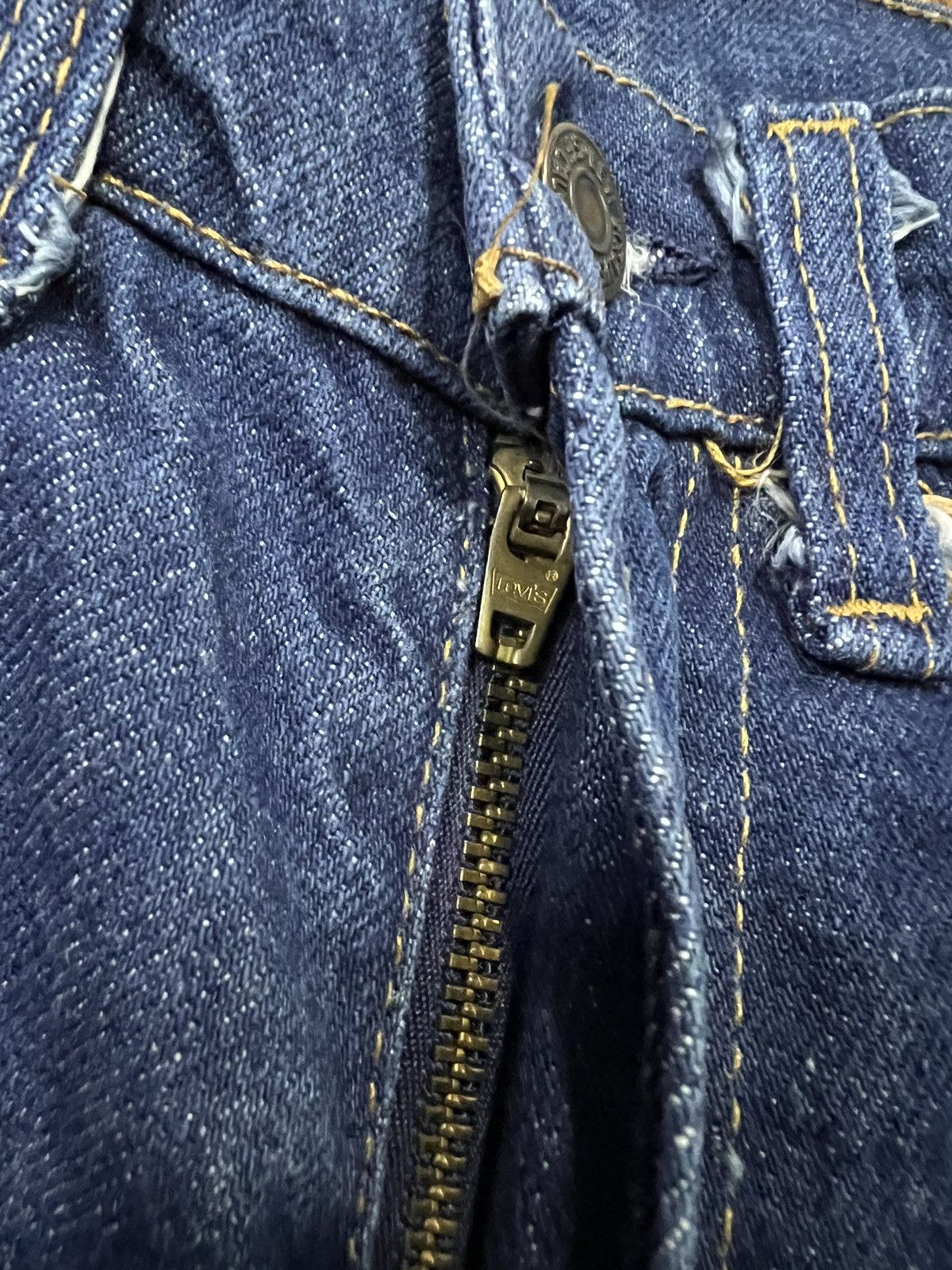 Levi's × Levi's Made & Crafted × Levi's Vintage Clothing FLARE💥VINTAGE 80’s LEVIS 517 ORANGE TAG BUTTON #8 Size US 28 / EU 44 - 6 Thumbnail