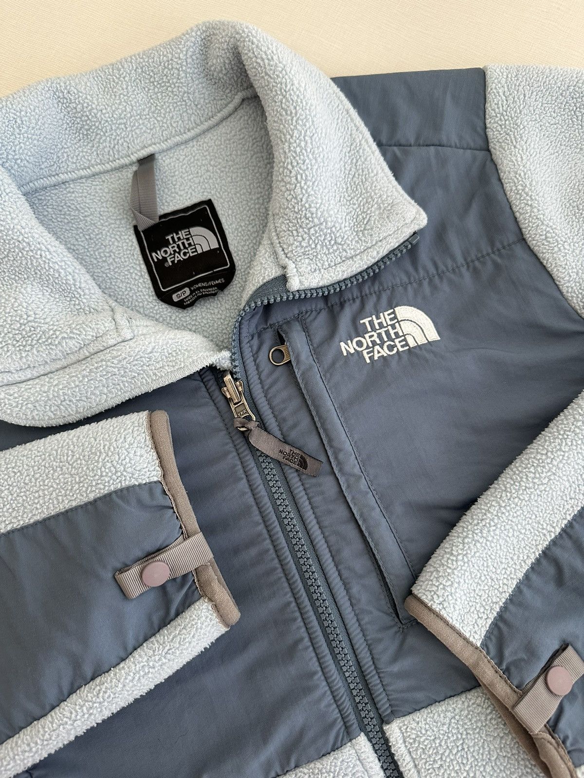The North Face Y2K TNF Denali Womens Small Baby Blue Fleece Jacket Polartec Size S / US 4 / IT 40 - 5 Thumbnail
