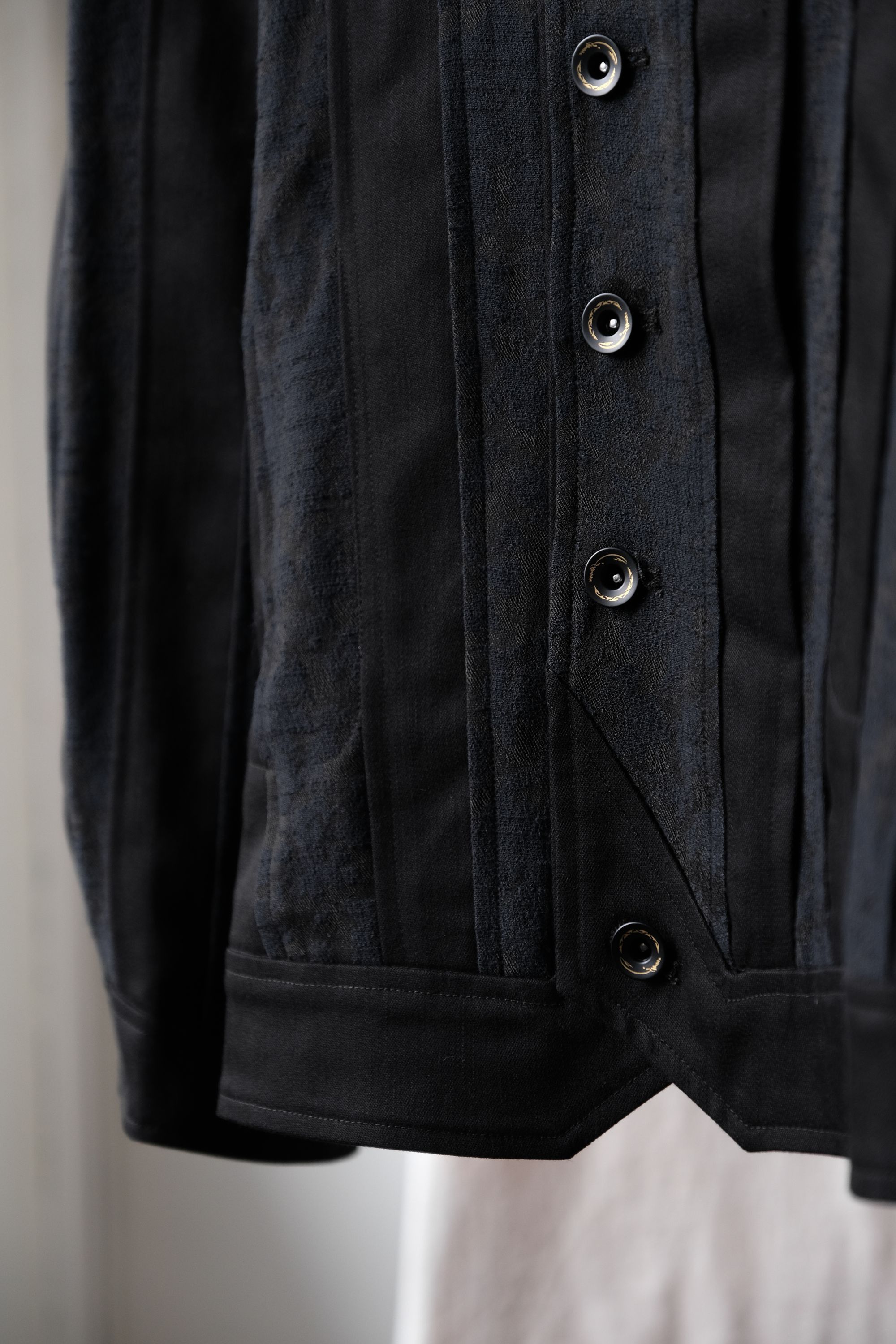 Professor.E Professor.E 23FW - Infiniti Pleats Coach JKT - Black Size US M / EU 48-50 / 2 - 4 Thumbnail