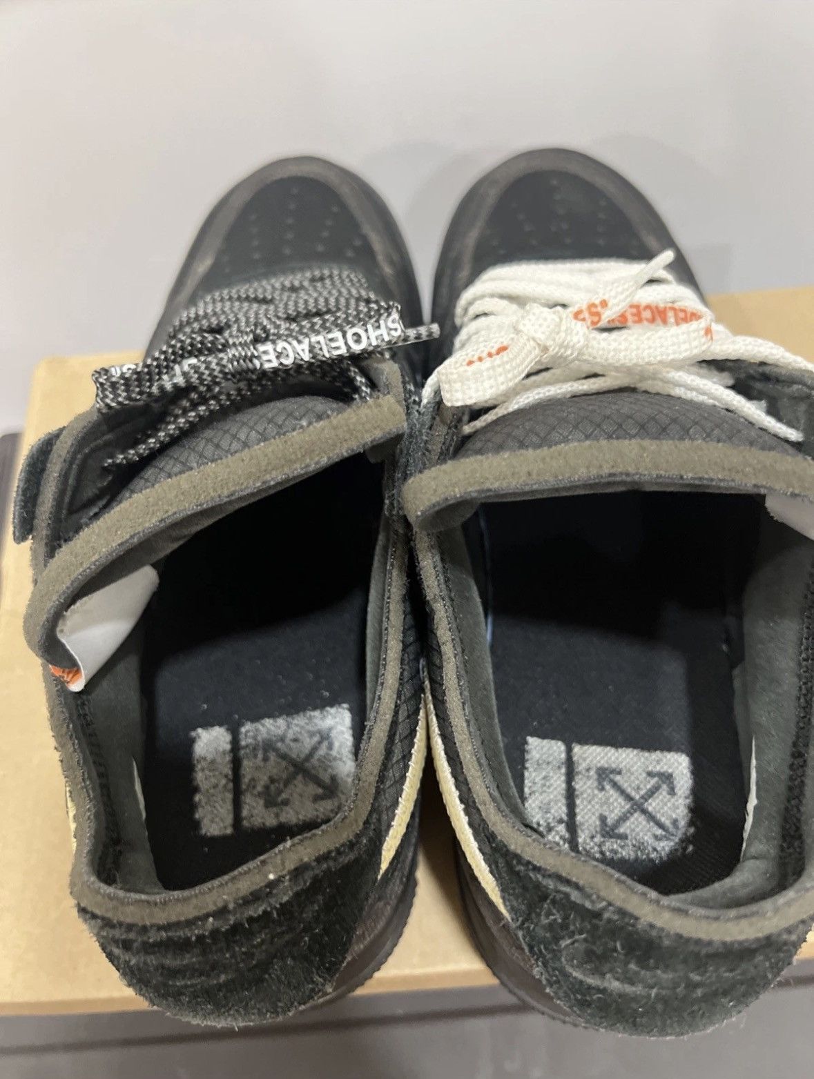 Nike × Off-White Off white air force 1 black Size US 9.5 / EU 42-43 - 5 Thumbnail