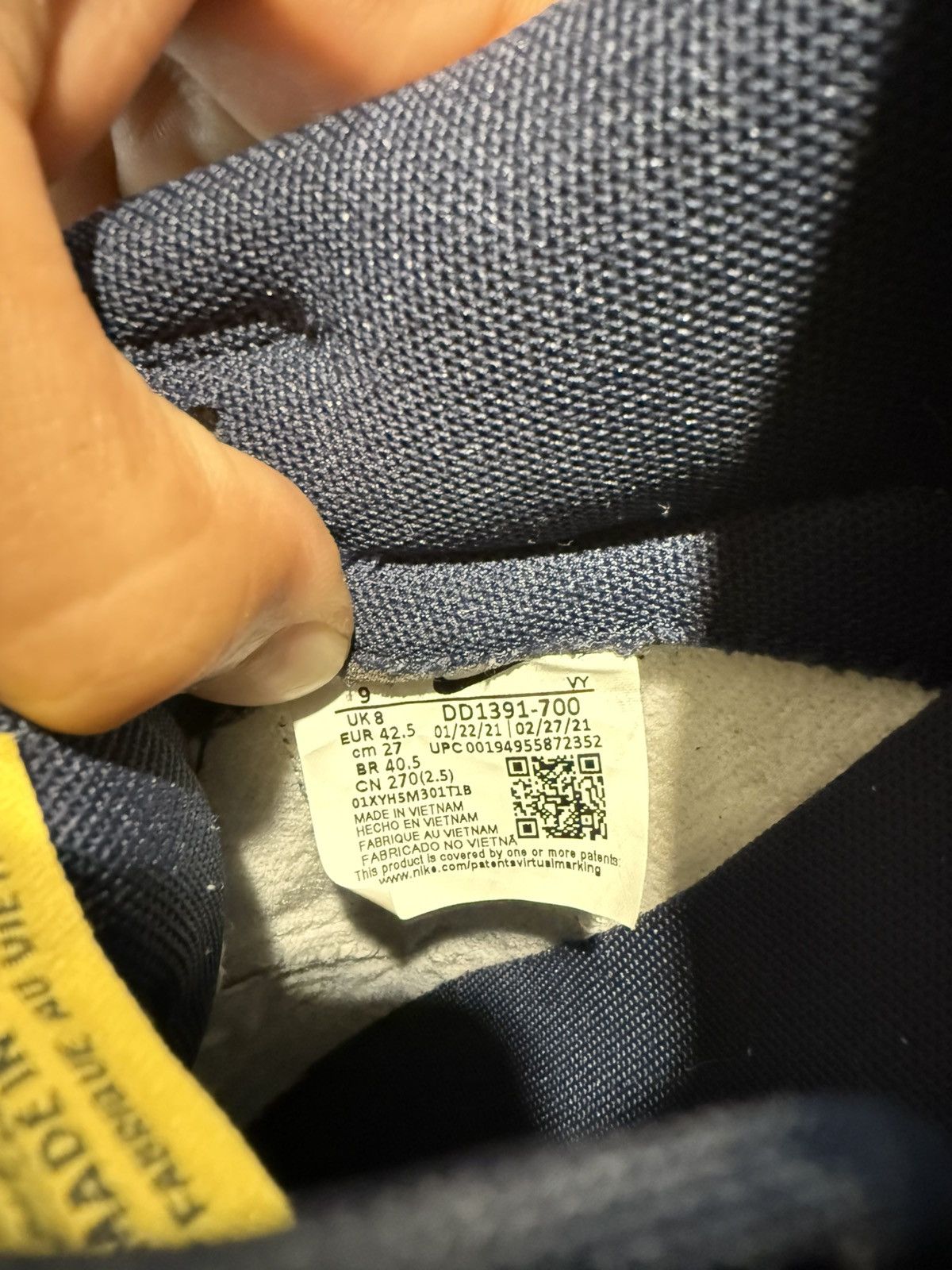 Nike Dunk Low Michigan Size US 9 / EU 42 - 7 Thumbnail
