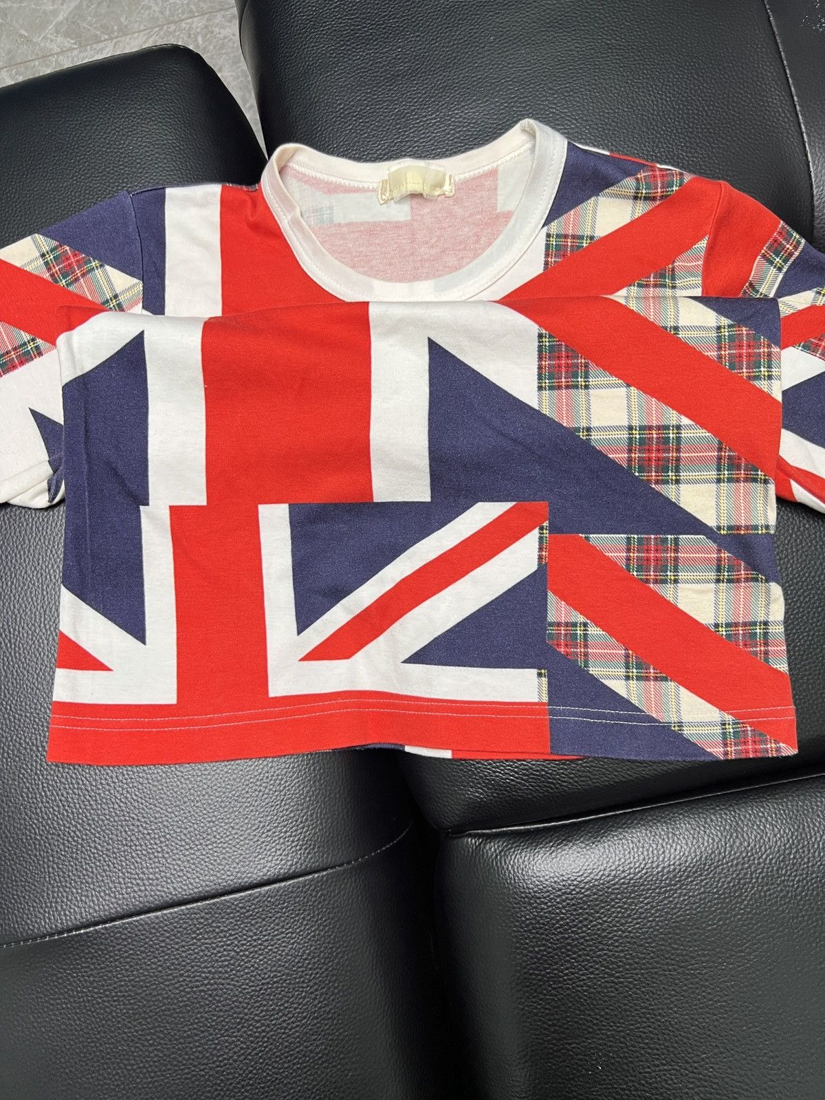 Comme des Garcons Comme des Garçons SS06 Union Jack Plaid Patchwork T-Shirt Size US S / EU 44-46 / 1 - 5 Thumbnail