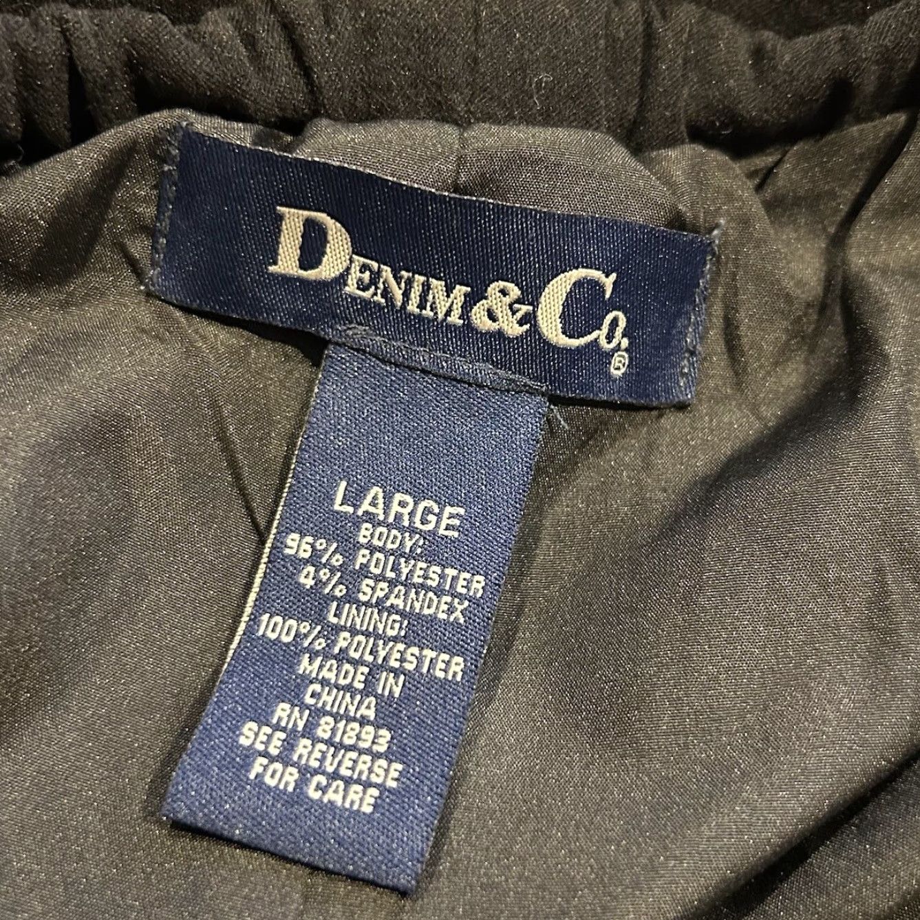 Denim & Co. Denim & Co Skirt Black Fringe Asymmetric Faux Suede Western Ranch Large Size 36" / US 14 / IT 50 - 4 Thumbnail