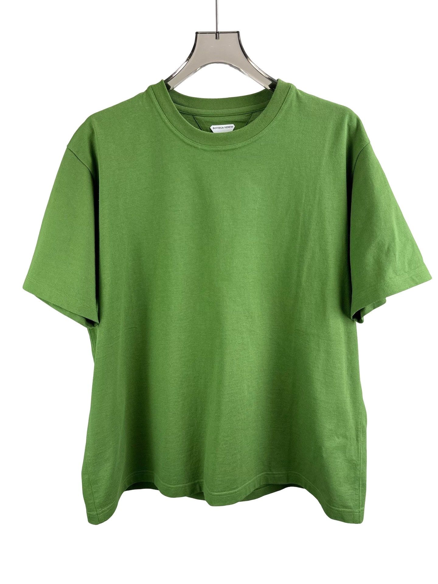 Bottega Veneta Bottega Veneta Green Cotton T-Shirt XL Size US XL / EU 56 / 4 - 1 Thumbnail
