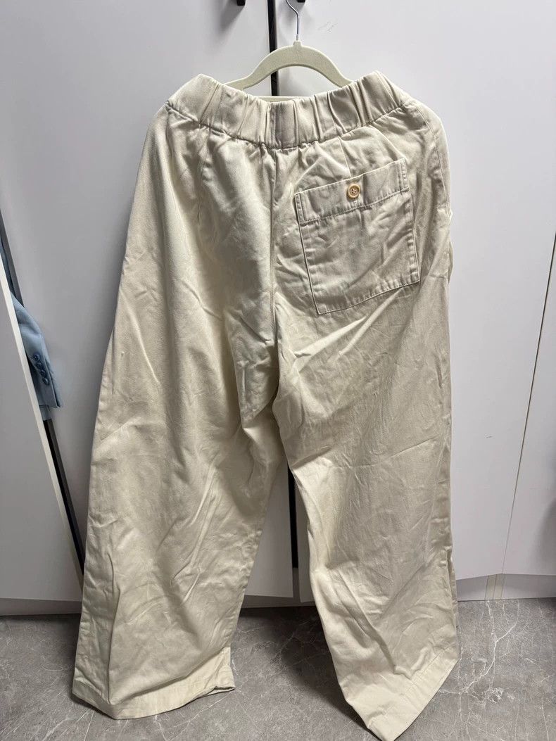 Dries Van Noten dries van noten size:s Off-white wide-leg trousers Size US 27 - 6 Thumbnail
