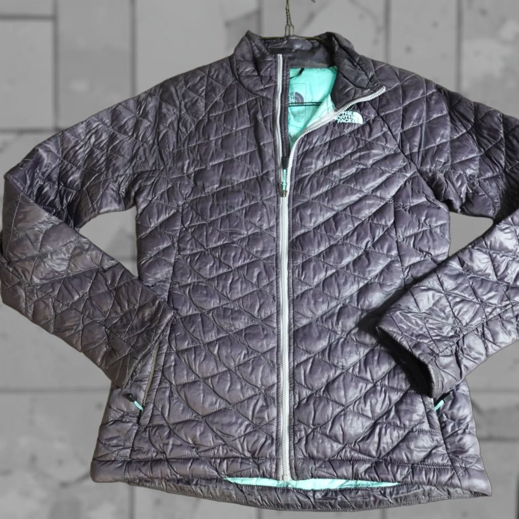 The North Face The North Face Thermoball Quilted Jacket Womens Small Blue Size S / US 4 / IT 40 - 1 Thumbnail