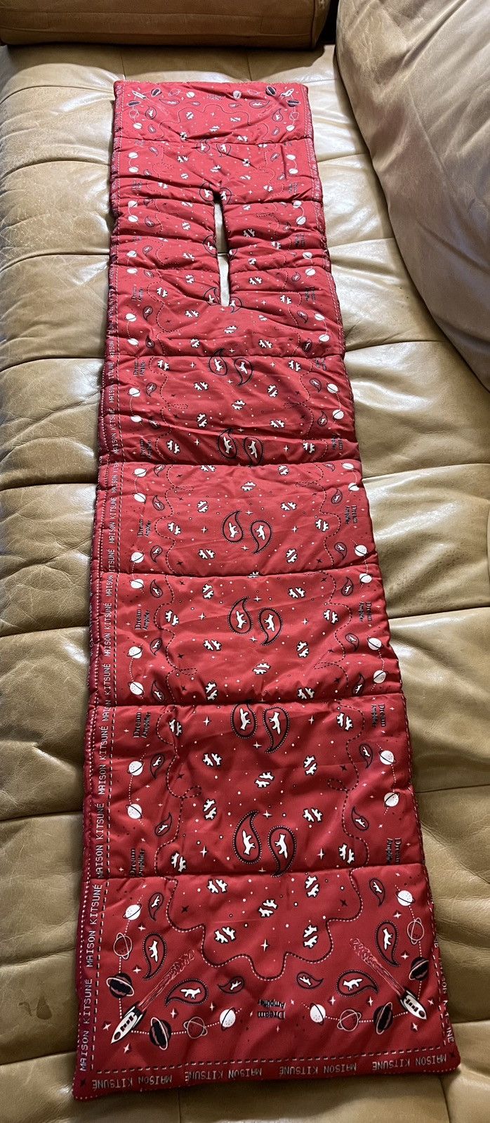 Maison Kitsune Dream Amplifier FW18 Down Puffer Scarf Size ONE SIZE - 4 Thumbnail