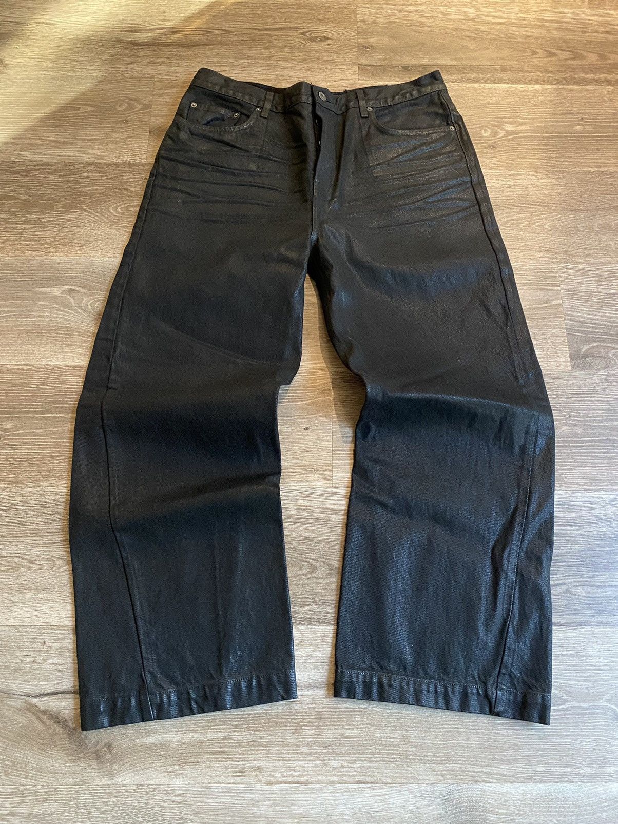 Pre-owned K Two Studios K-two Onyx Waxed Denim