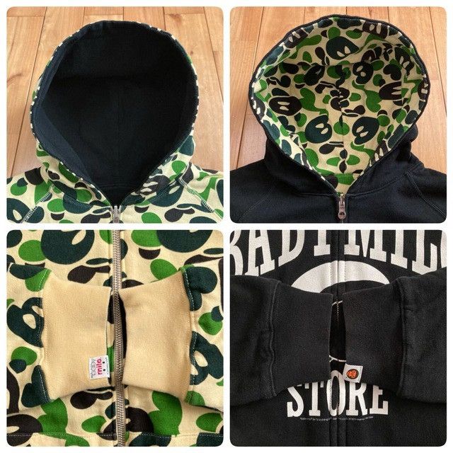 Bape 🔥Reversible🔥 BAPE CAMO Zip Hoodie Milo a bathing ape NIGO Size US S / EU 44-46 / 1 - 6 Thumbnail