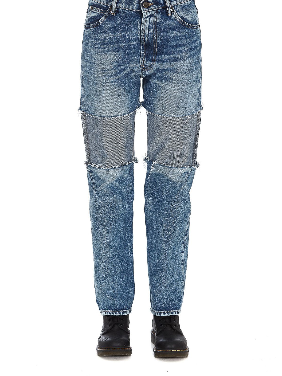 Maison Margiela o1y0625 Denim Pant in Blue Size 26" / US 2 / IT 38 - 4 Thumbnail