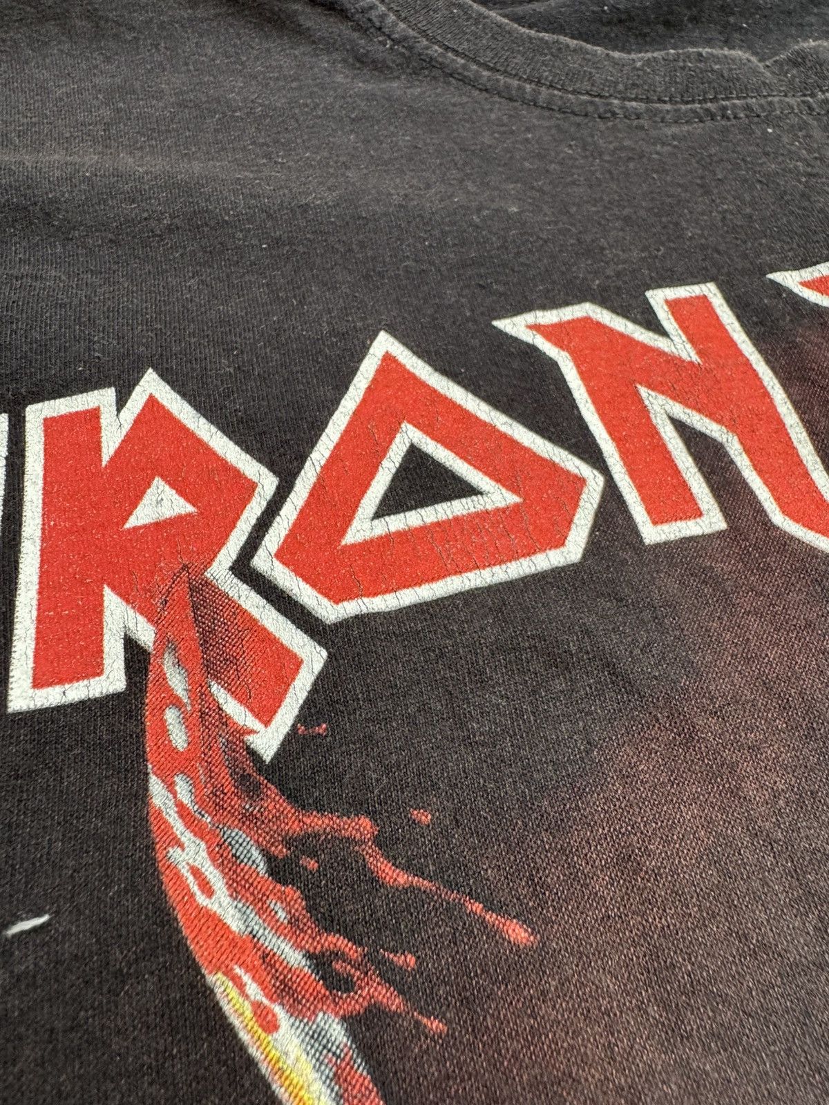 Band Tees × Iron Maiden Rare Vintage Iron Maiden Maiden England 2012 Tour T-Shirt Size US L / EU 52-54 / 3 - 4 Thumbnail