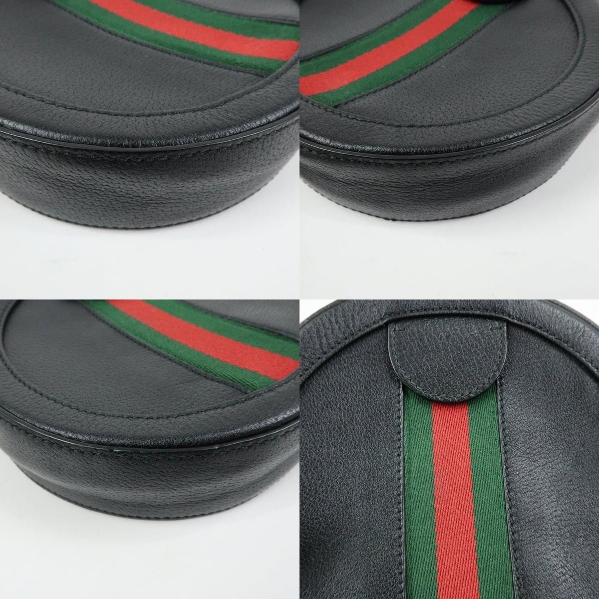 Gucci Gucci Ophidia Mini Round Shoulder Bag Calfskin Crossbody Size ONE SIZE - 5 Thumbnail