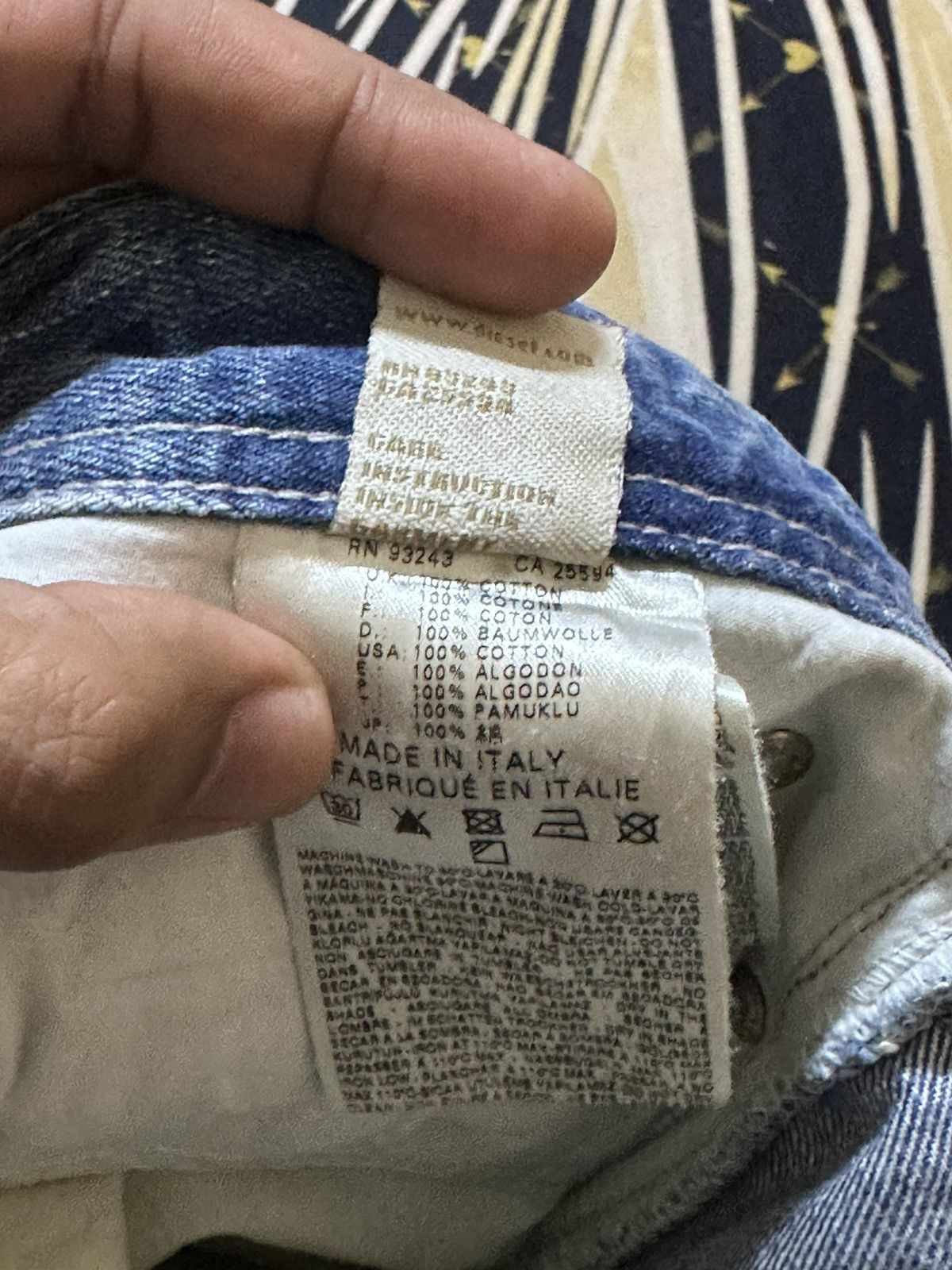 Diesel Black Gold Vintage Diesel Viker-R-Box Mudwash Grunge Denim Size US 36 / EU 52 - 9 Thumbnail