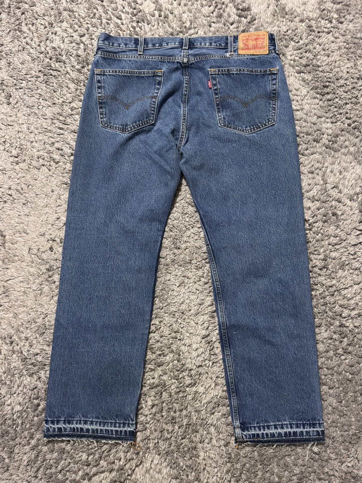 Levi's × Levi's Vintage Clothing Vintage Levis 505 Size 36x29 Distressed Hem Red Tag 90s Y2K Size US 36 / EU 52 - 7 Thumbnail