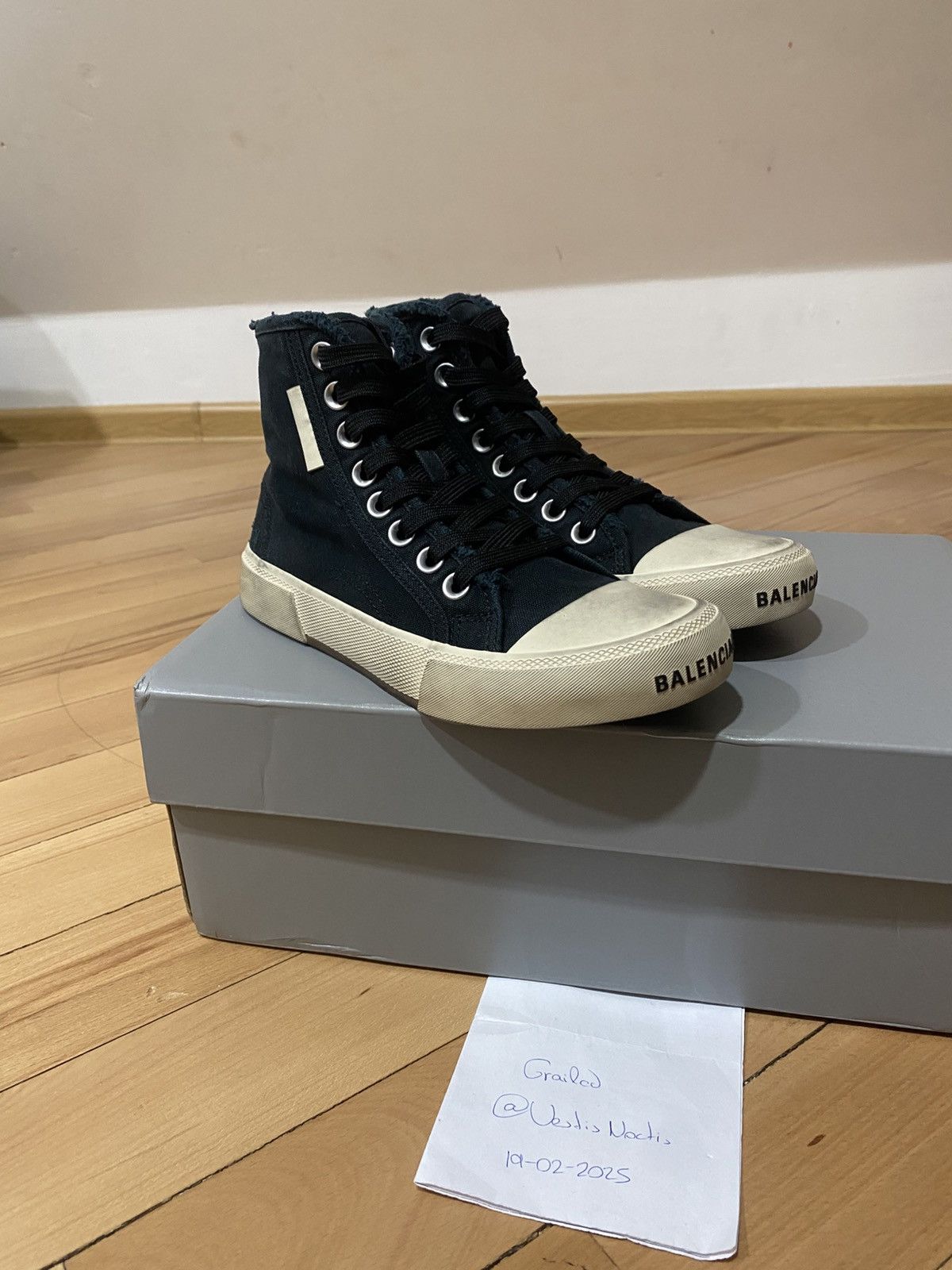 Balenciaga BALENCIAGA Paris High Tops Size US 5 / IT 35 - 2 Thumbnail