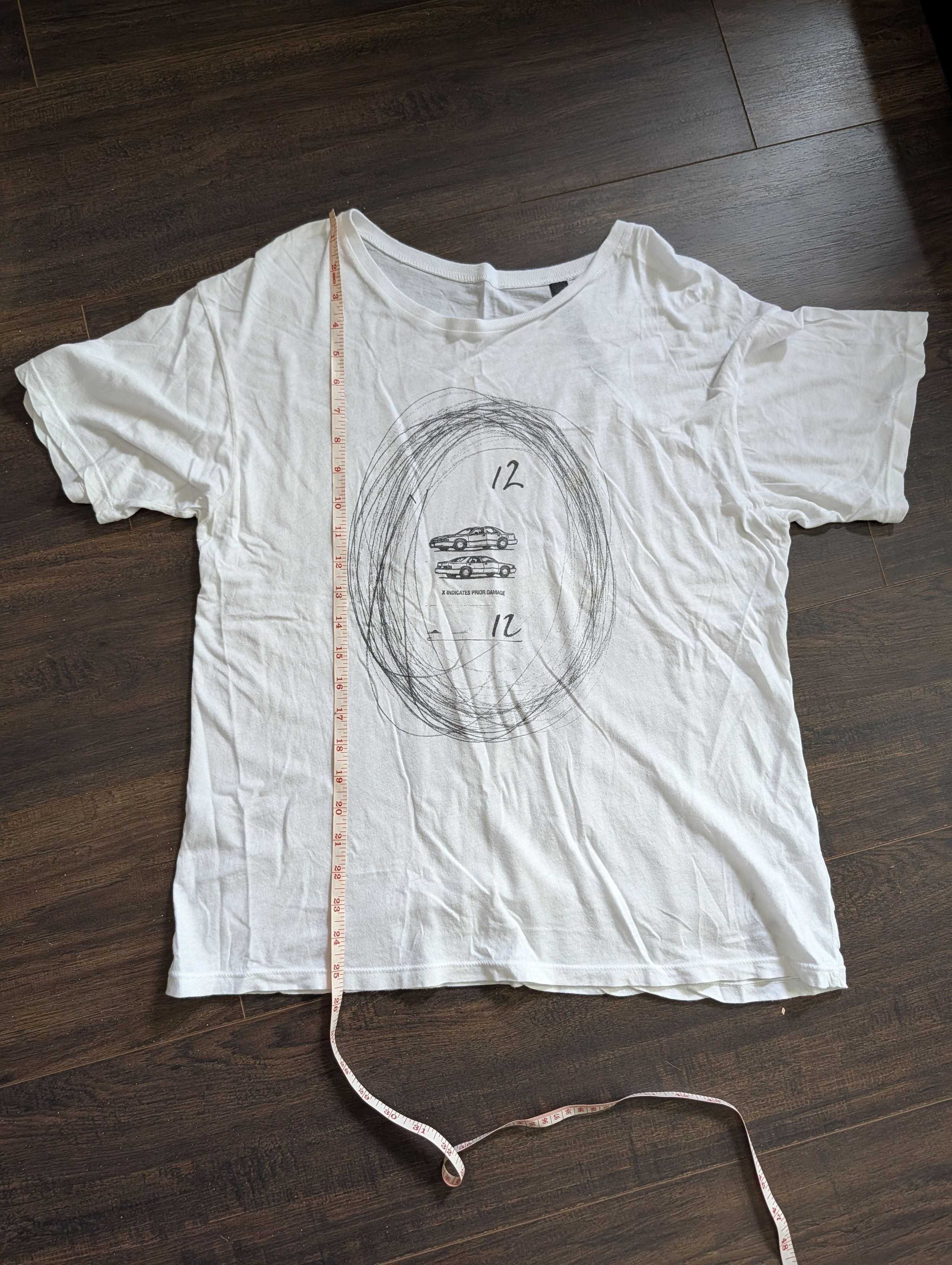 Enfants Riches Deprimes RARE EARLY x indicates prior damage white t-shirt Small Size US S / EU 44-46 / 1 - 13 Thumbnail
