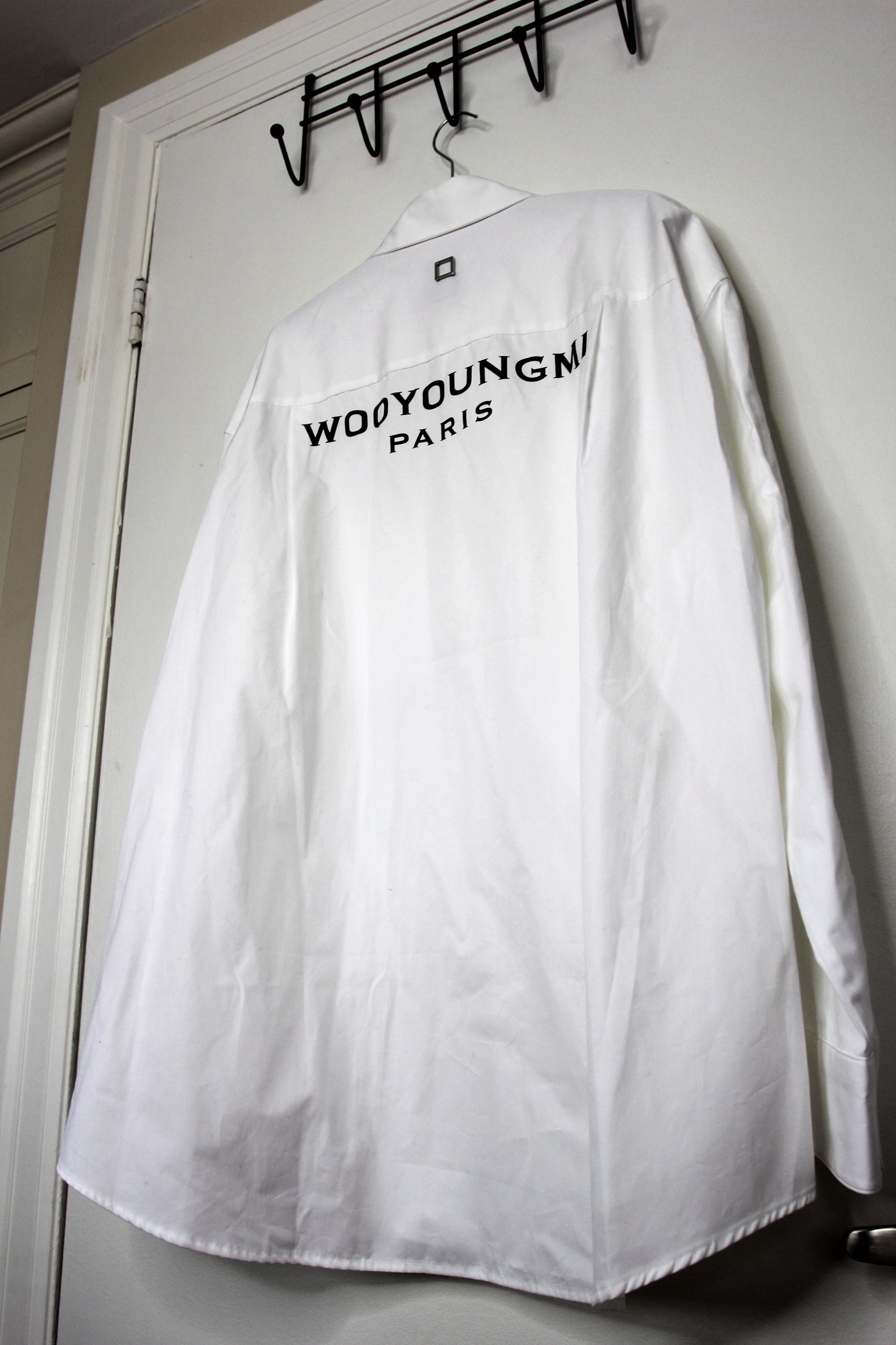 Wooyoungmi BNWT AW24 WOOYOUNGMI POPLIN BACK LOGO SHIRT 50 Size US M / EU 48-50 / 2 - 7 Thumbnail