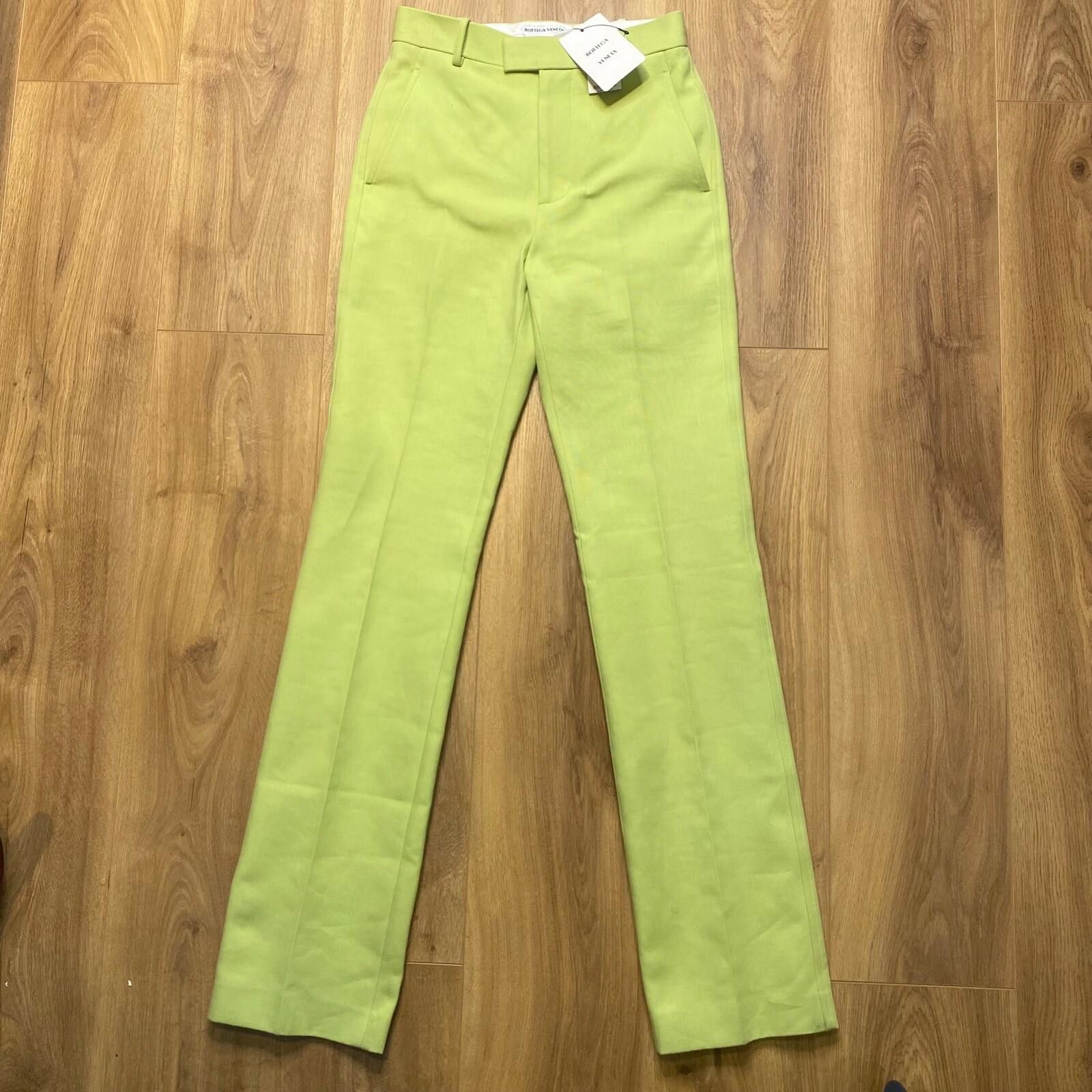 Bottega Veneta Bottega Veneta Green Salon 01 Trousers BNWT Size 36 Straight Size 36" / US 14 / IT 50 - 1 Thumbnail