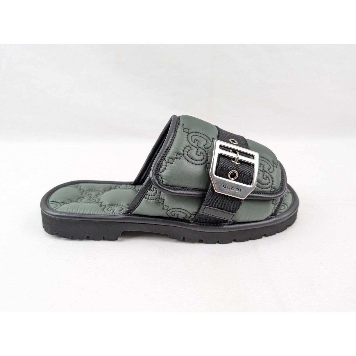Gucci o1rshd1 Nylon Twenty Slippers in Urban Chic/Black Size US 8.5 / EU 41-42 - 1 Thumbnail