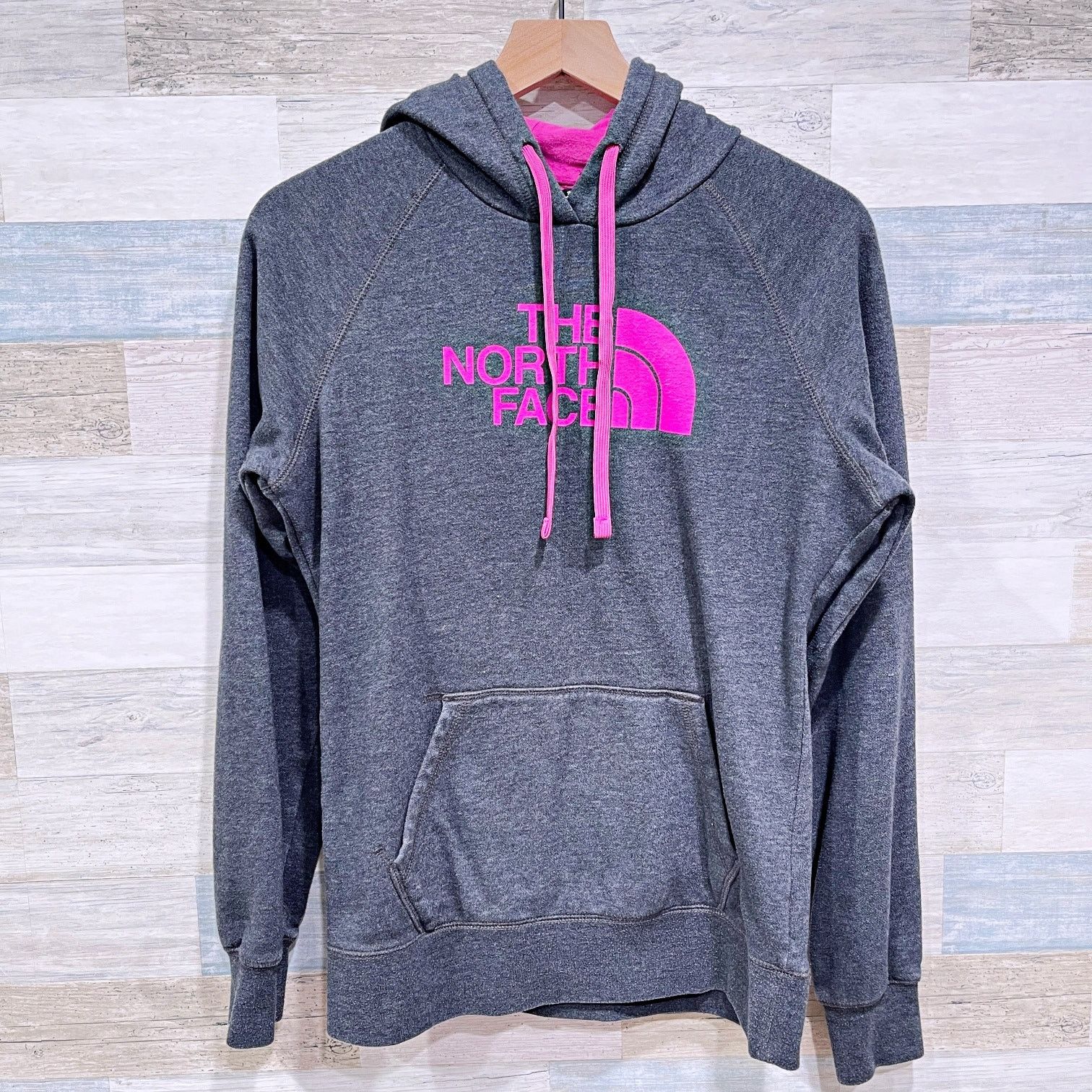 The North Face The North FacePullover Logo Hoodie Sweatshirt Gray Women M Size M / US 6-8 / IT 42-44 - 1 Thumbnail