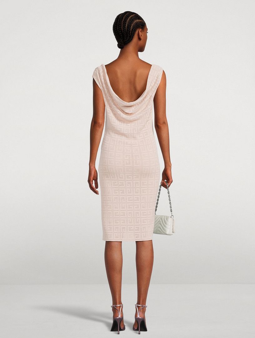Givenchy o1y0925 Midi Dress in Blush Size XS / US 0-2 / IT 36-38 - 4 Thumbnail