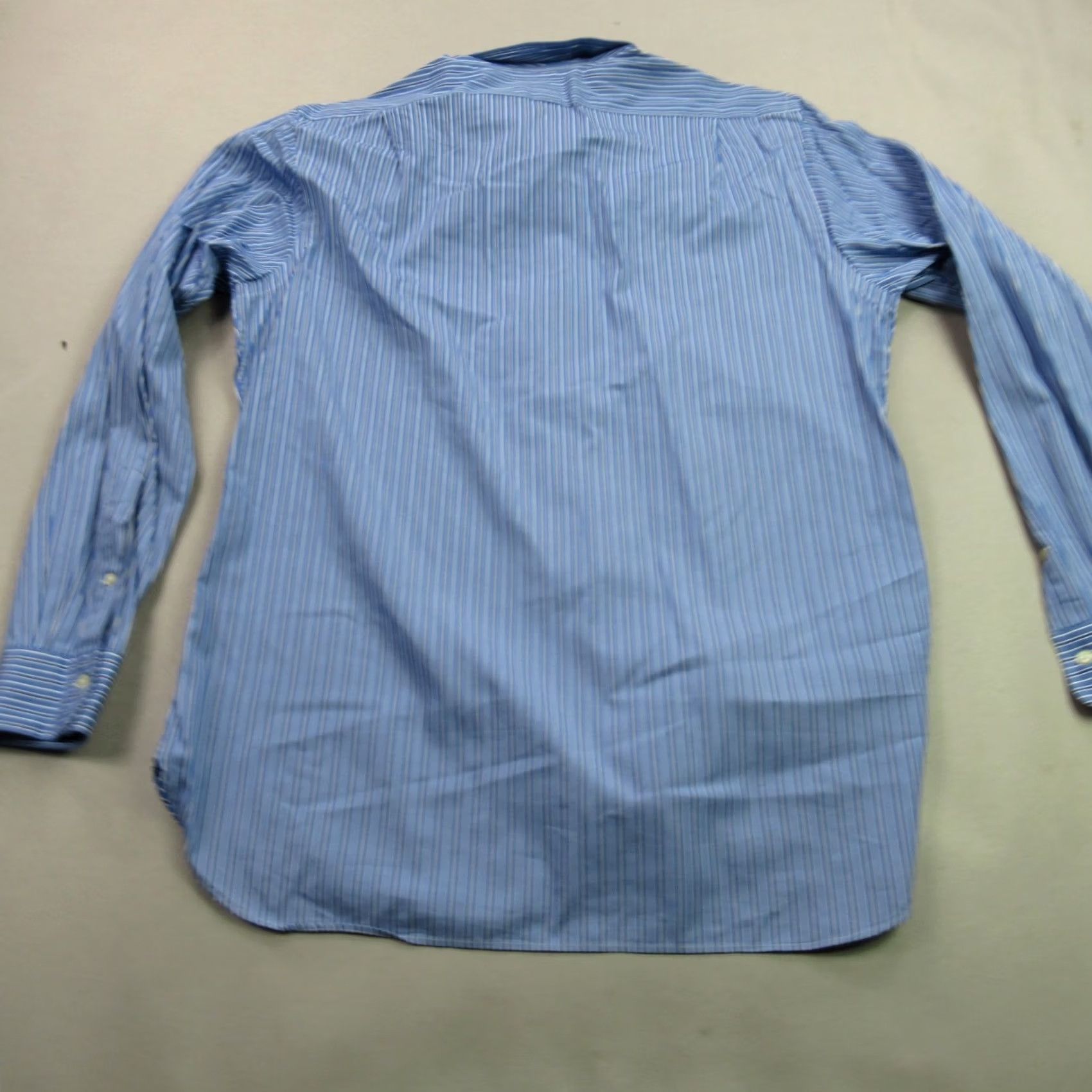 Polo Ralph Lauren Polo Ralph Lauren Shirt Mens Blue Long Sleeve Button Up 16.5 Large Casual Knitted 100% Cotton 4 Seasons Regular Fit Size US L / EU 52-54 / 3 - 6 Thumbnail