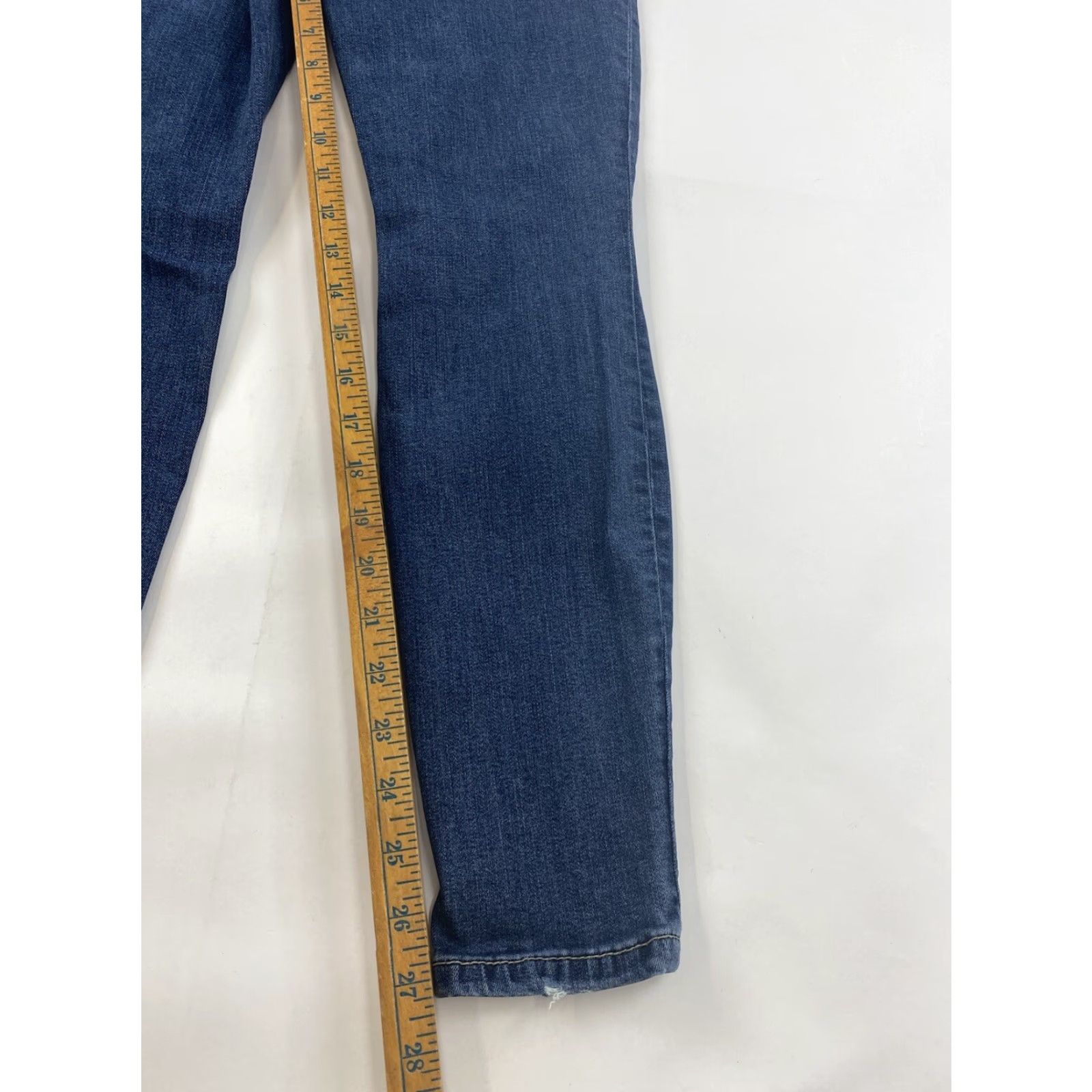 Vintage Level 99 Jeans Women 27 Distressed Skinny Blue Button Zipper Womens Size 27" / US 4 / IT 40 - 7 Thumbnail