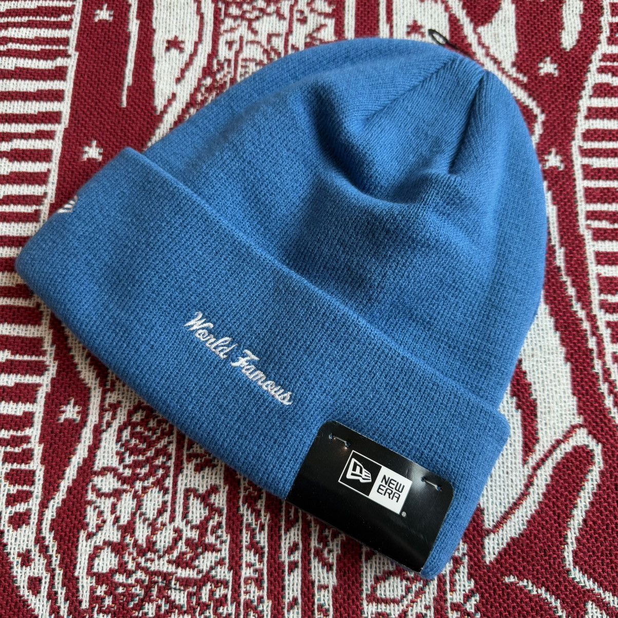 New Era × Supreme FW22 Supreme New Era Box Logo Beanie Blue OS Size ONE SIZE - 3 Thumbnail