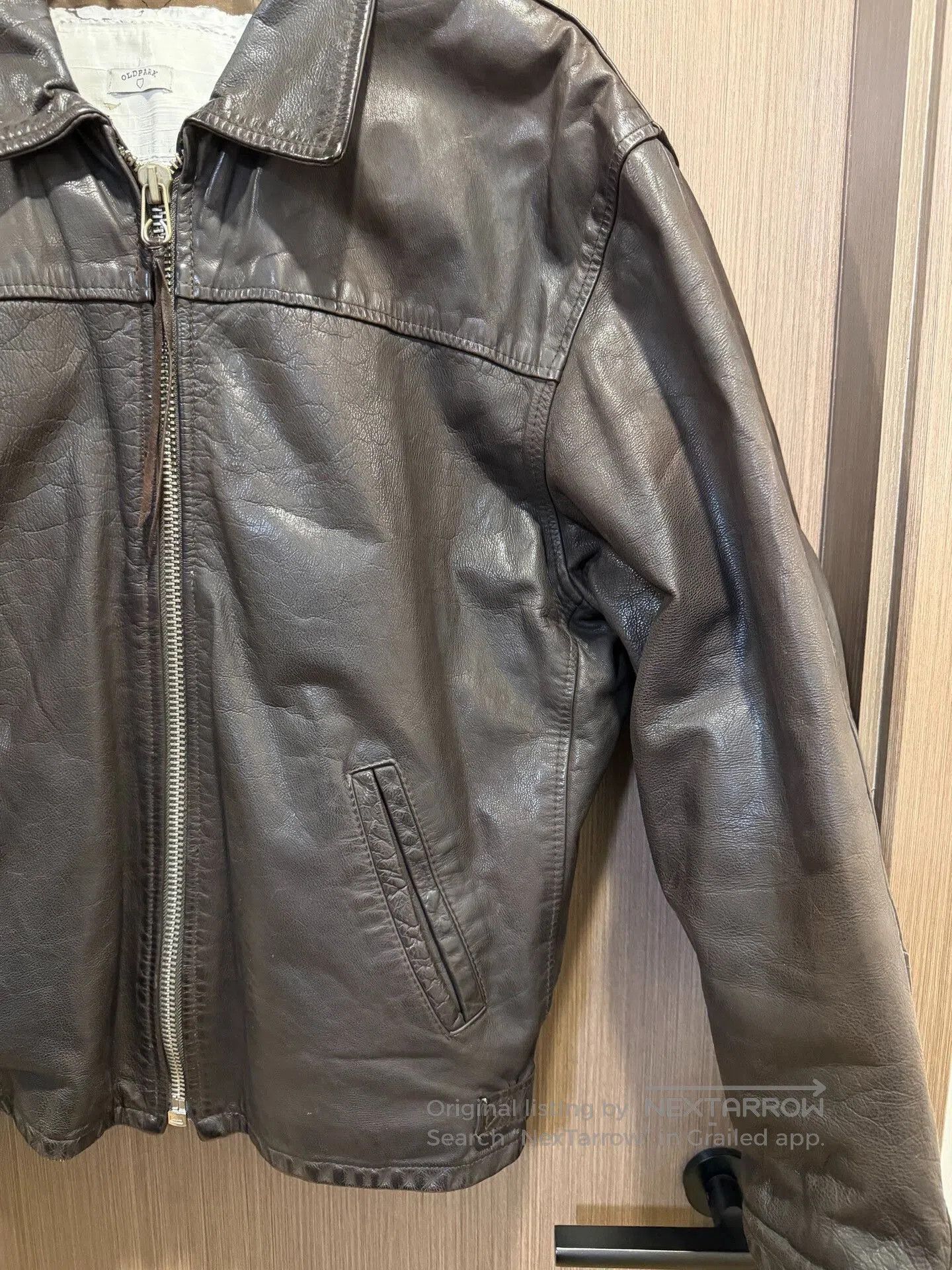 Vintage Rebuilt Vintage Leather Jacket. Size US L / EU 52-54 / 3 - 4 Thumbnail
