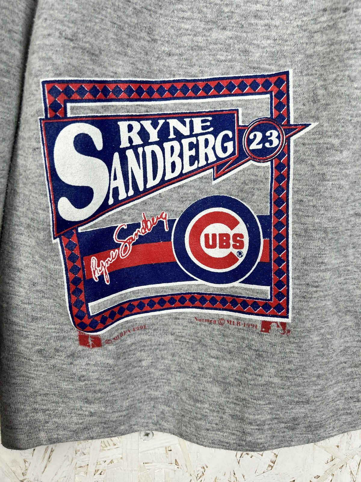 Nutmeg 90s Nutmeg 1991 MLB Ryne Sandberg #23 CUBS Baseball Shorts L Size US 34 / EU 50 - 2 Thumbnail