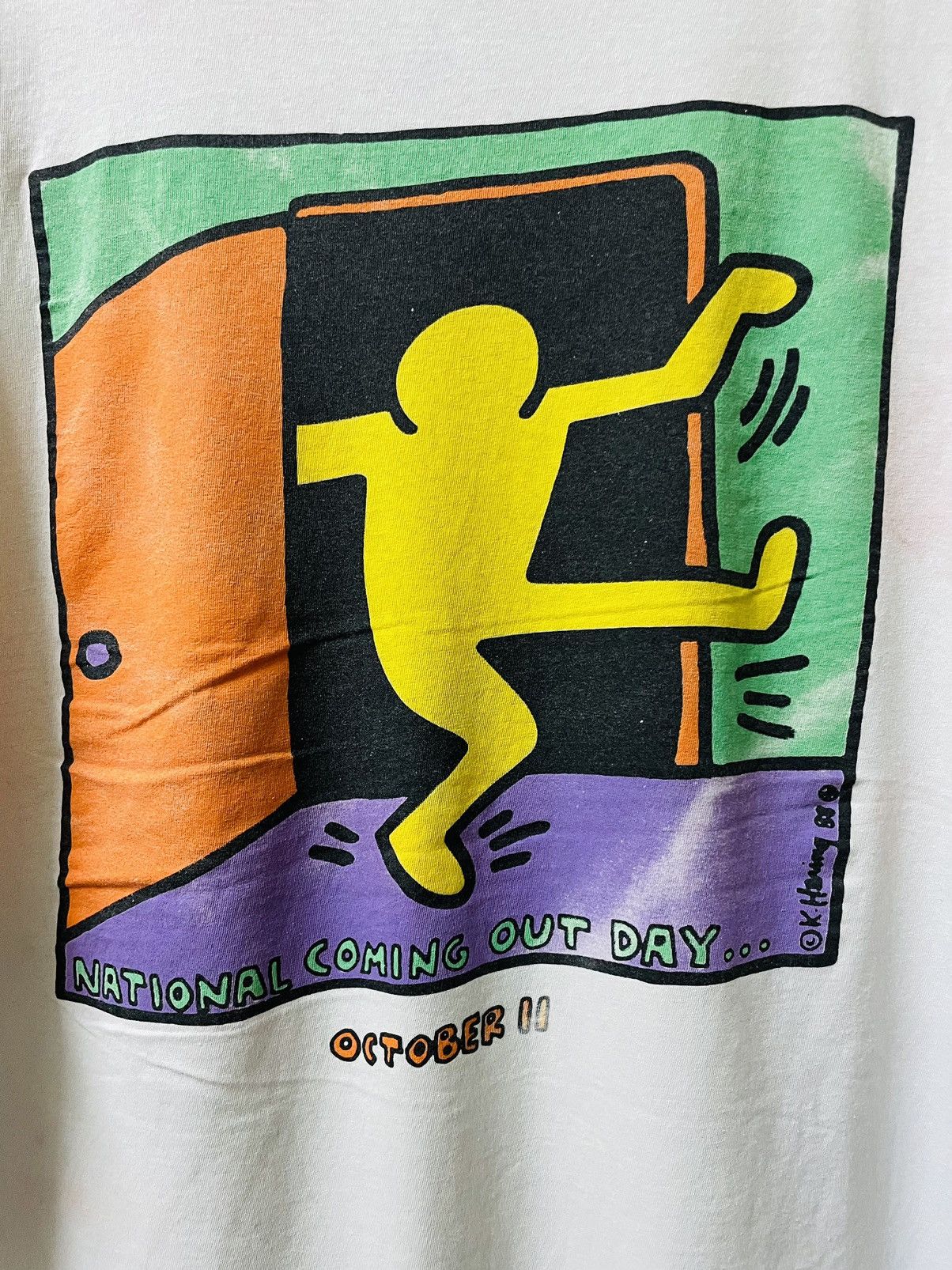 Keith Haring VINTAGE KEITH HARING 80s SHIRTS Size US XL / EU 56 / 4 - 2 Thumbnail