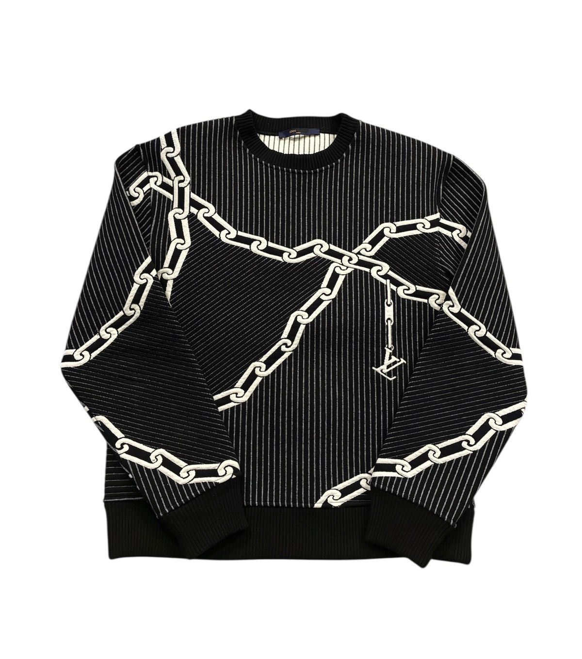 Louis Vuitton Louis Vuitton Quilted 3D Effect Chain Crewneck XS fit S/M Size US XS / EU 42 / 0 - 1 Thumbnail