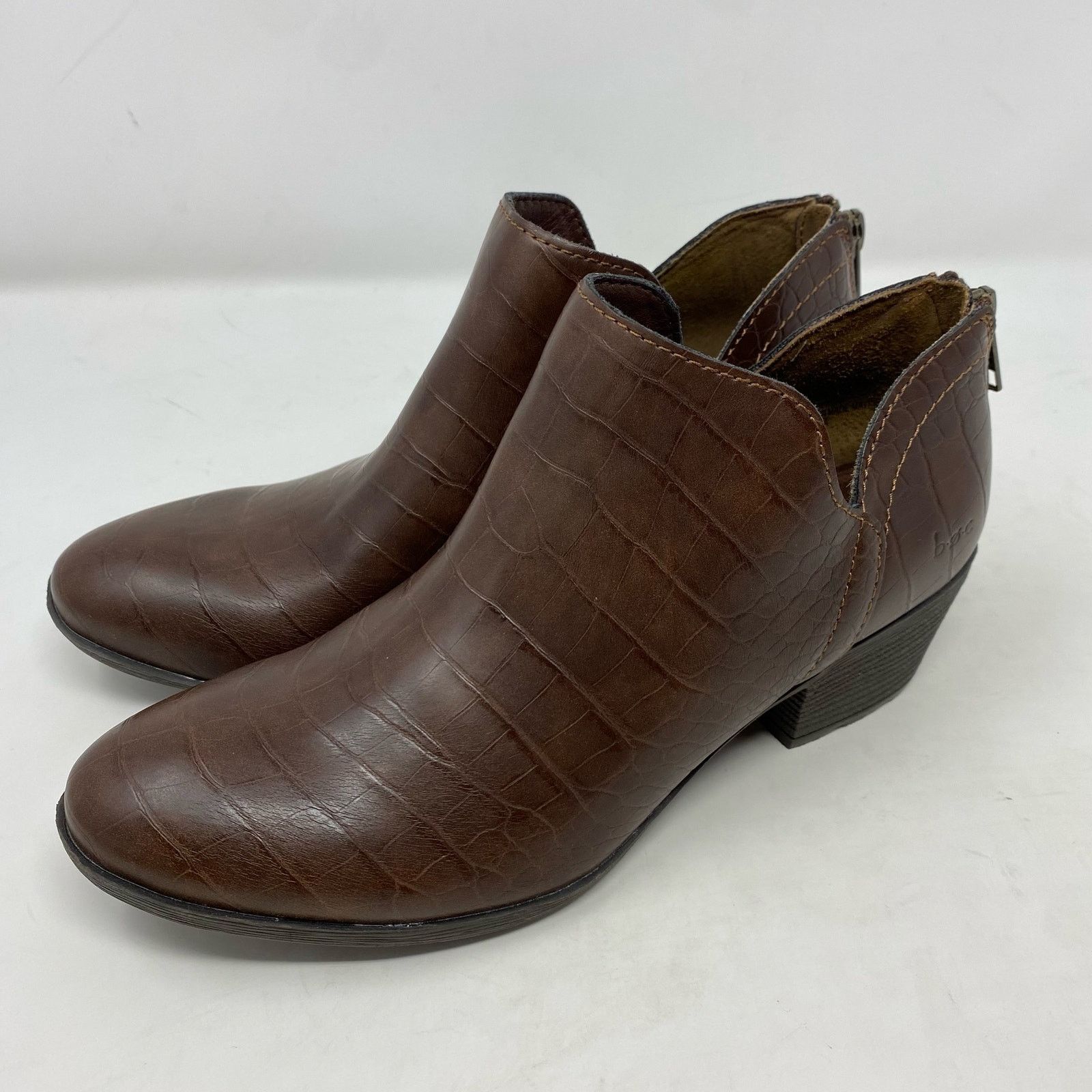 Other b.o.c. Brown Croc Embossed Vegan Bootie Womens Size 6.5 Size US 6.5 / IT 36.5 - 1 Thumbnail