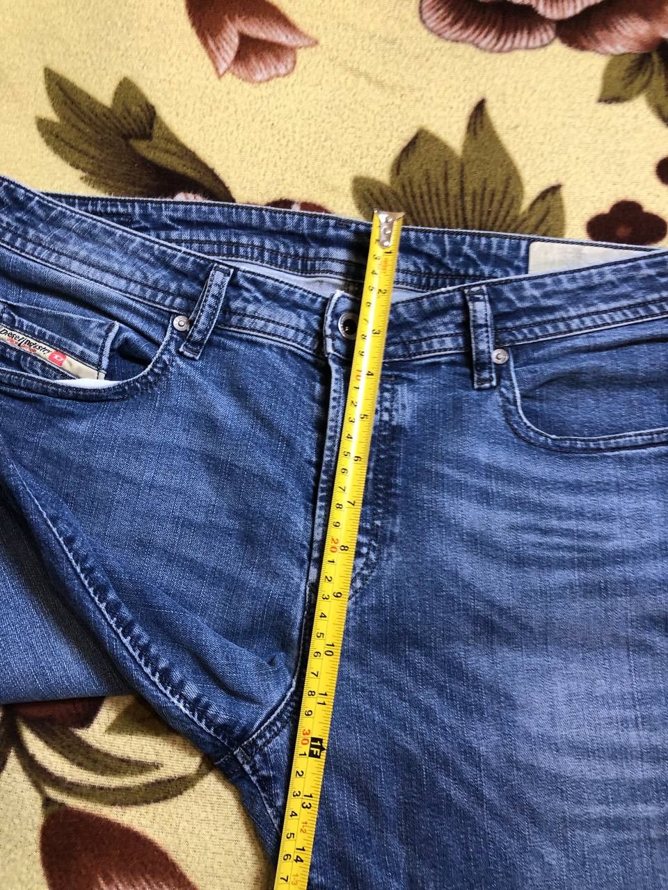 Diesel Diesel Slim Fit Stretch Wash Distressed Denim Size US 34 / EU 50 - 15 Thumbnail