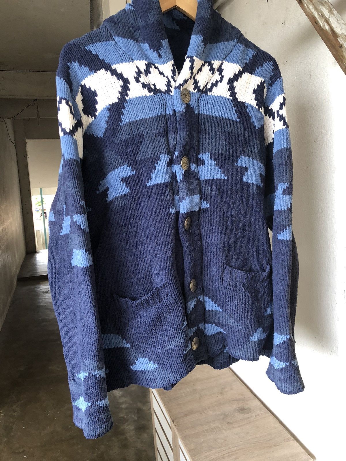 Native Nice❗️Hula Lani Hawaii Chimayo Knit Sweater Size US L / EU 52-54 / 3 - 5 Thumbnail