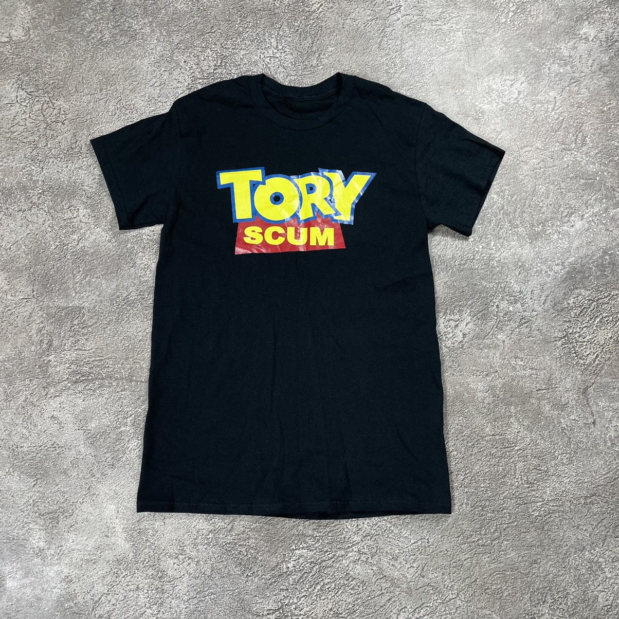 Vintage Vintage Y2K Graphic Logo Tee Black Faded Humor Small Opium S Size US S / EU 44-46 / 1 - 2 Thumbnail