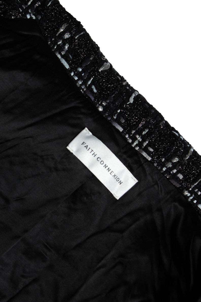 Faith Connexion Faith Connexion, Black tweed biker jacket Size US M / EU 48-50 / 2 - 7 Thumbnail