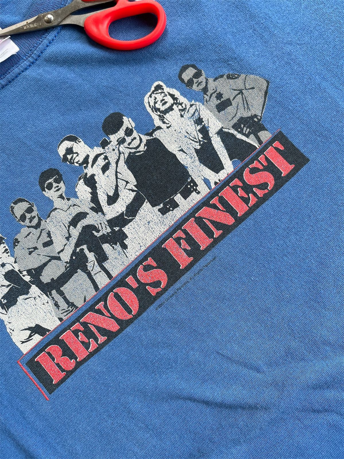 Vintage 2004 Reno's Finest Target 911 Movie Tshirt Size US XL / EU 56 / 4 - 4 Thumbnail