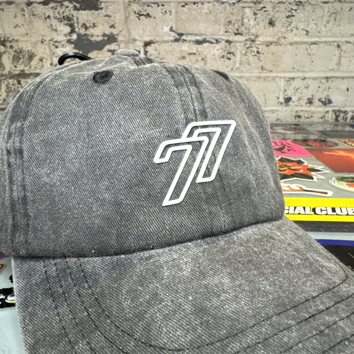 Other Cuidado Con El Perro 77 Black Denim Cap One Size Size ONE SIZE - 2 Thumbnail