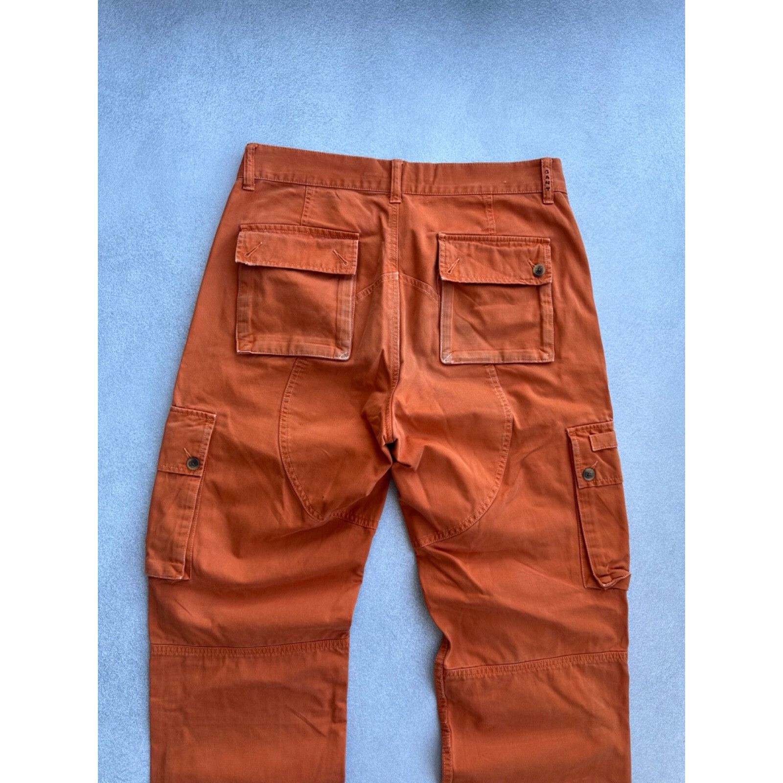 Gant VTG Gant Orange Distressed Sophomore Cargo Pants Size US 32 / EU 48 - 12 Thumbnail