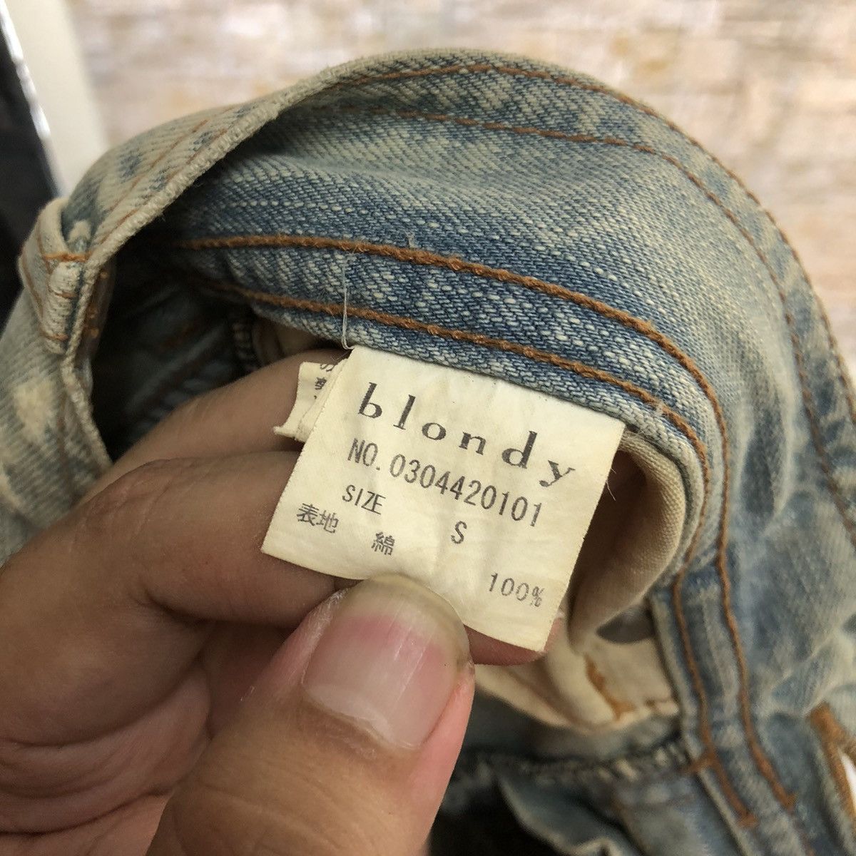 Japanese Brand Jacky Gear japan Blue ripped Distressed Denim Pants #A950 Size US 30 / EU 46 - 21 Thumbnail