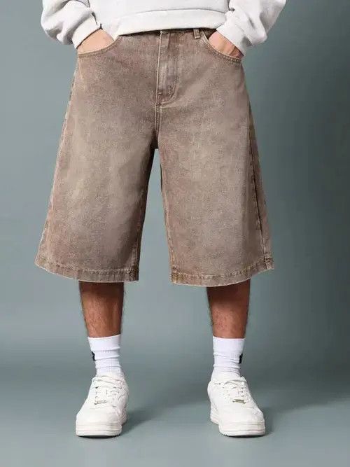 Kawase x Arisa Washed vintage Retro Denim jeans jorts