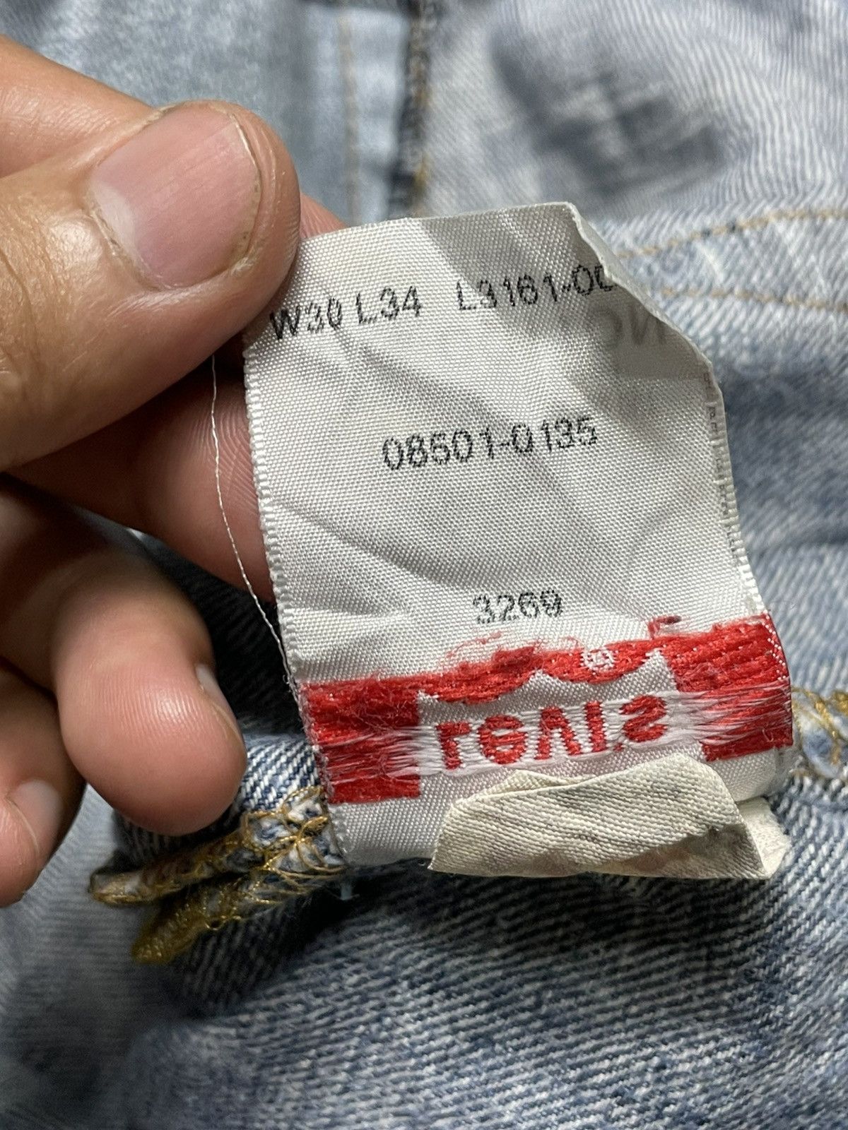 Levi's × Vintage Vintage Levi’s Distressed Denim Jeans (67) Size US 30 / EU 46 - 16 Thumbnail